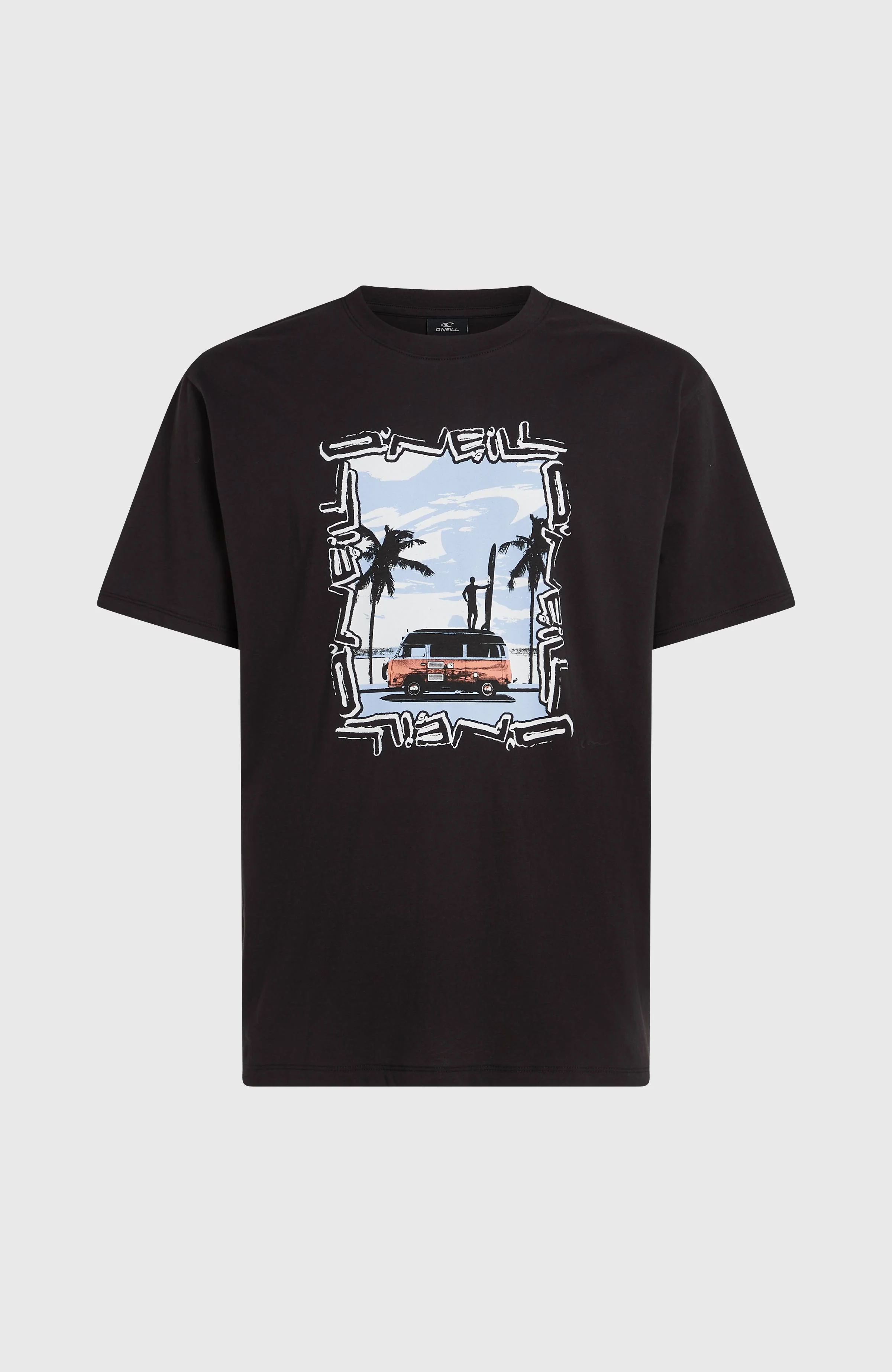 Photo Front Print T-Shirt | Black Out