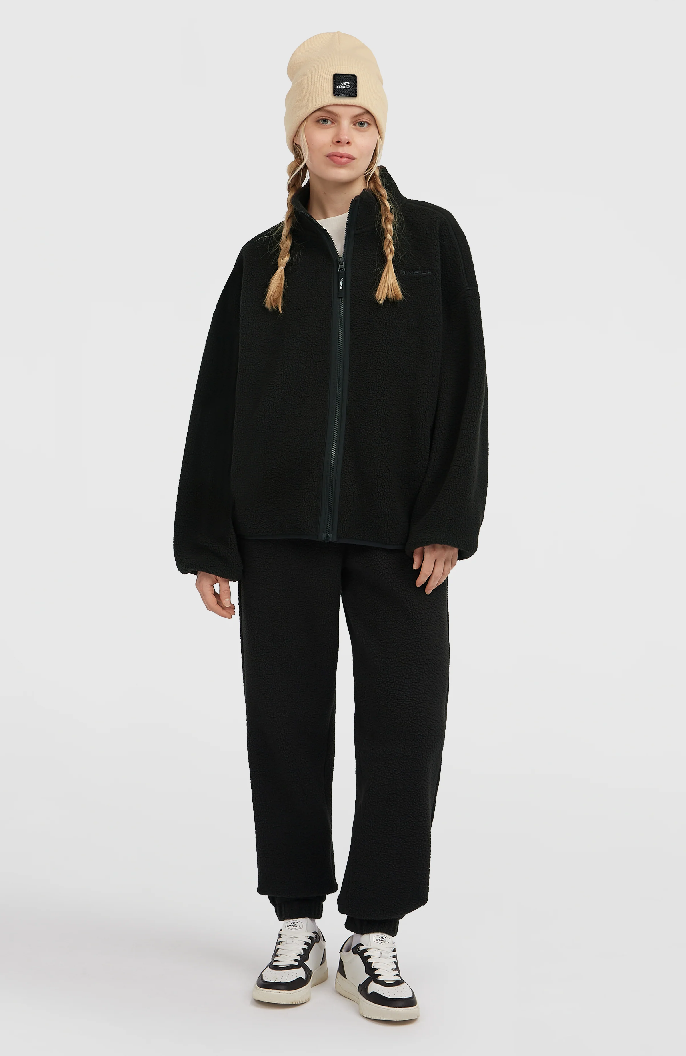 Must-Have High-Pile Full-Zip Fleece | Black Out
