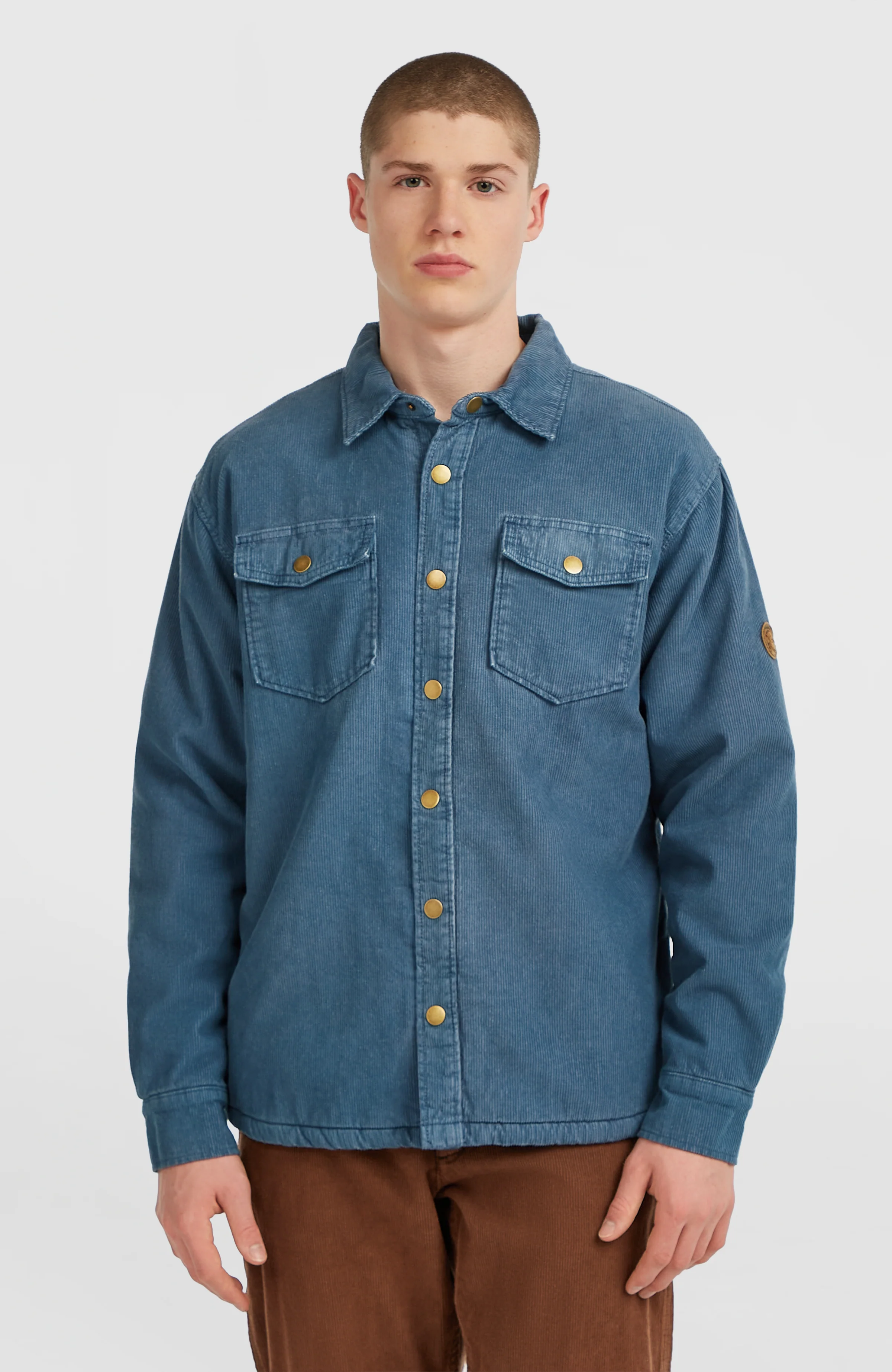 16660-o-riginals-corduroy-fleece-lined-overshirt-mozart-blue-1.webp O'Riginals Corduroy Fleece-Lined Overshirt | Mozart Blue