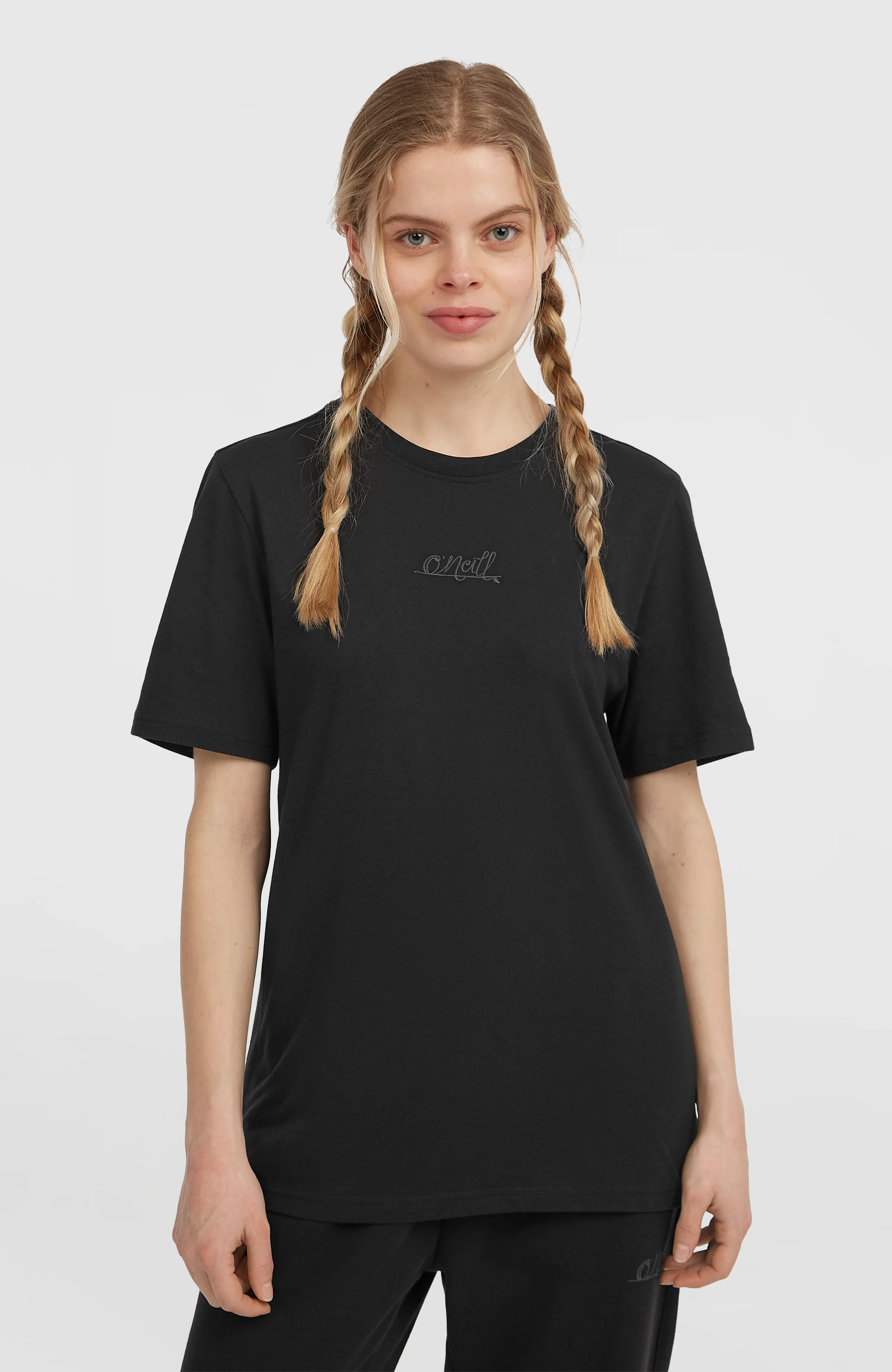 Essentials Script T-Shirt | Black Out