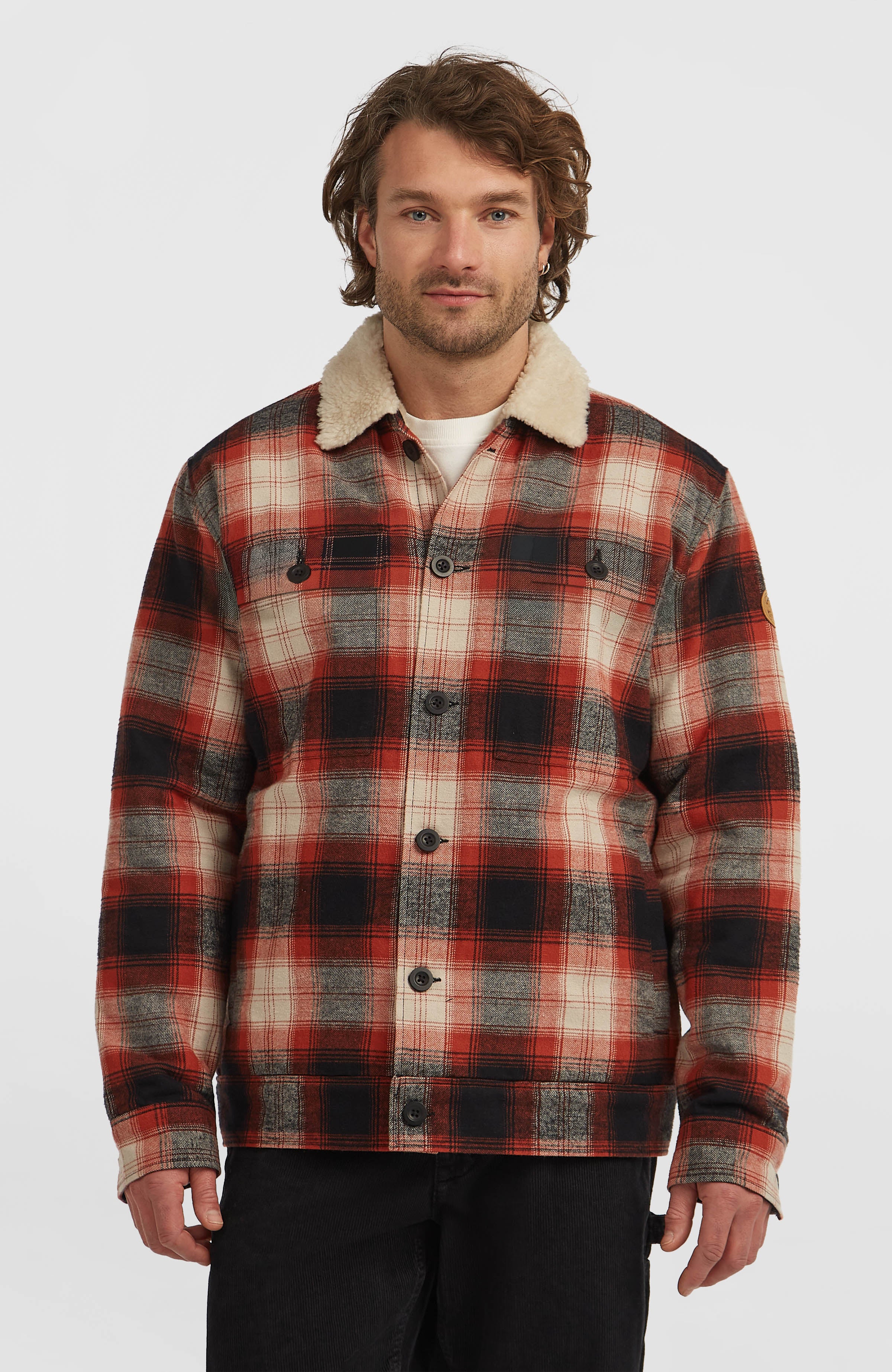 16792-o-riginals-fleece-lined-jacket-bonfire-check-1.jpg O'Riginals Fleece-Lined Jacket | Bonfire Check