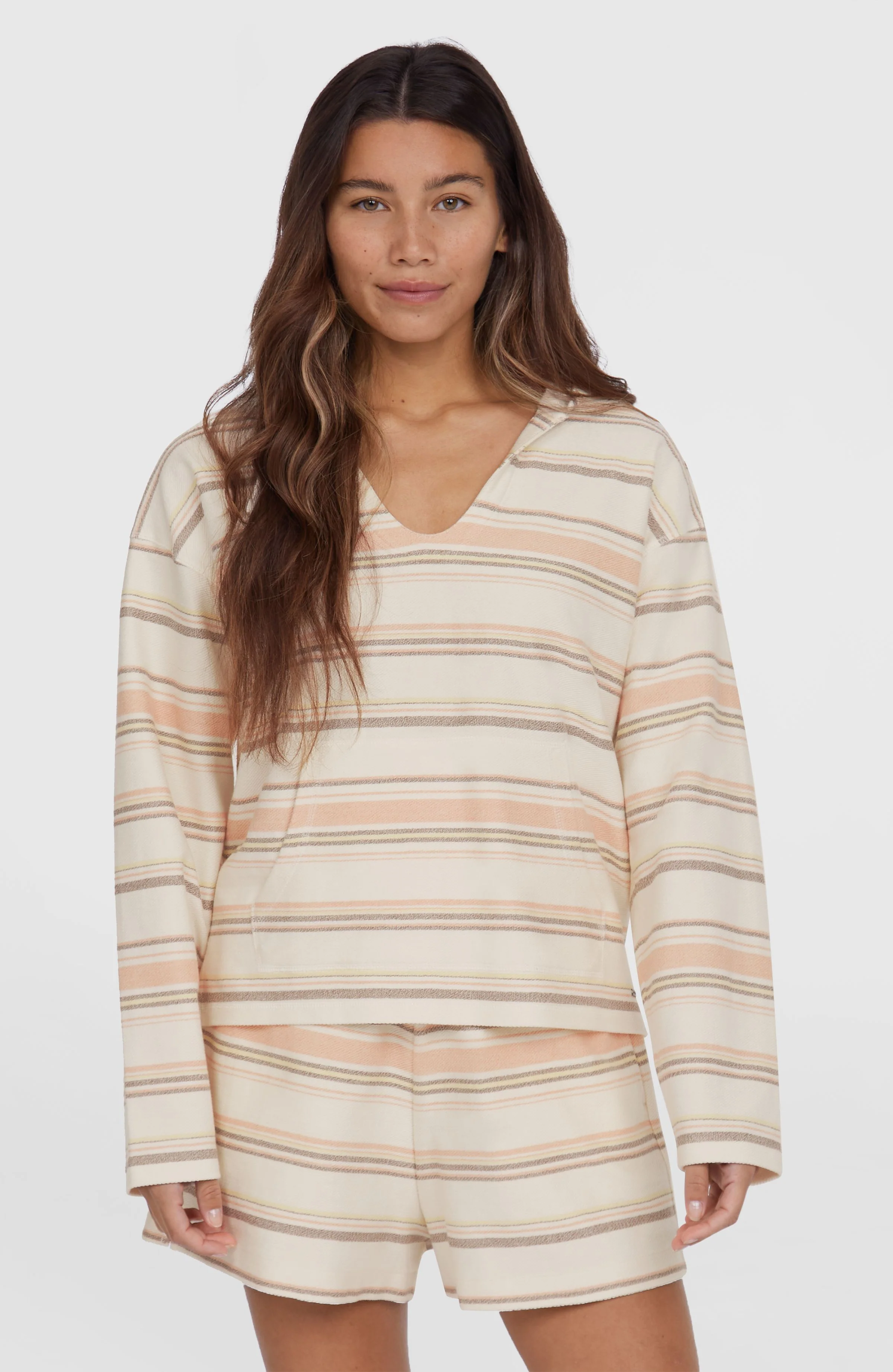 16812-bavaro-hoodie-white-bavarro-stripe-1.webp Bavaro Hoodie | White Bavarro Stripe