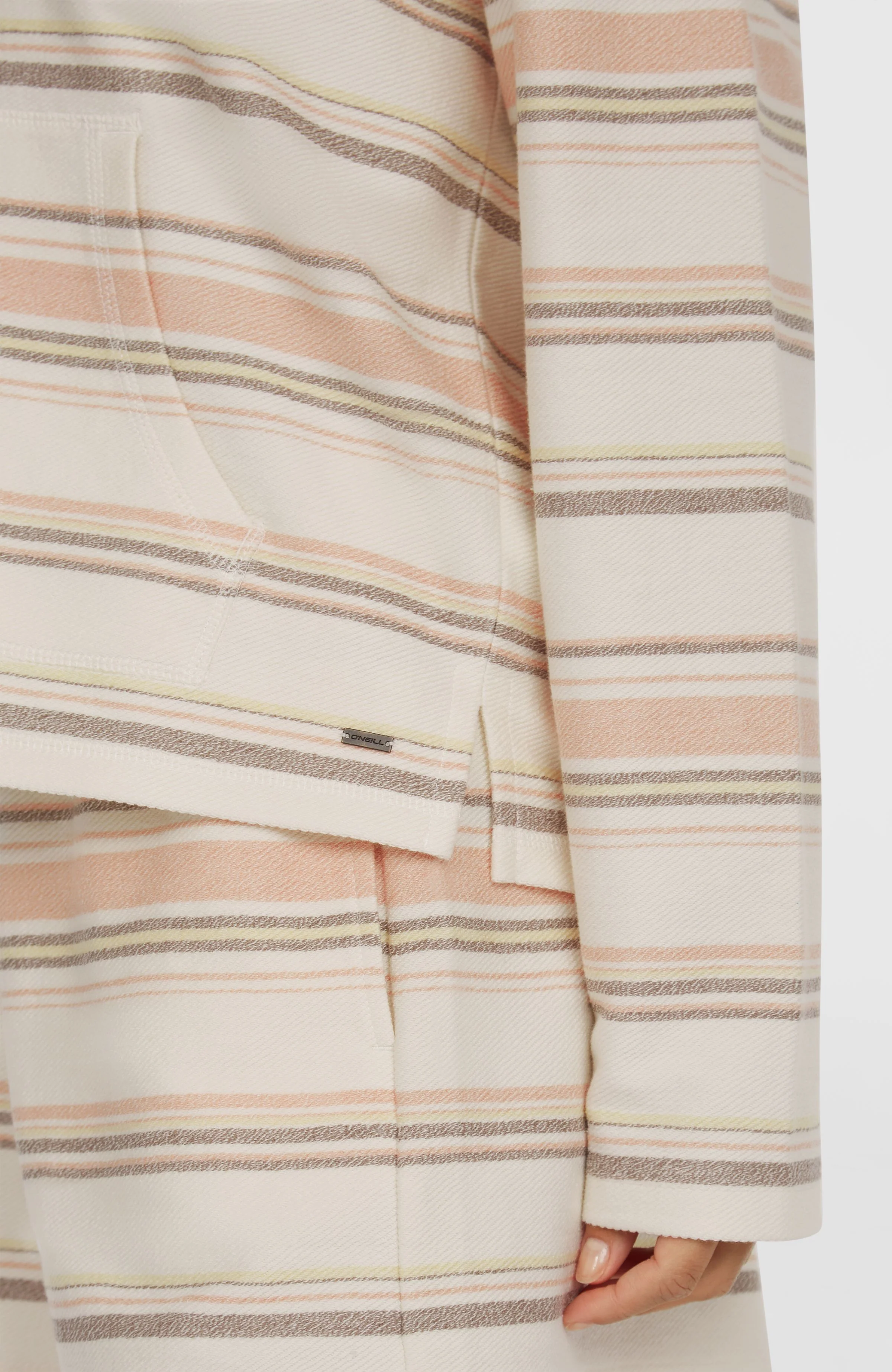 Bavaro Hoodie | White Bavarro Stripe