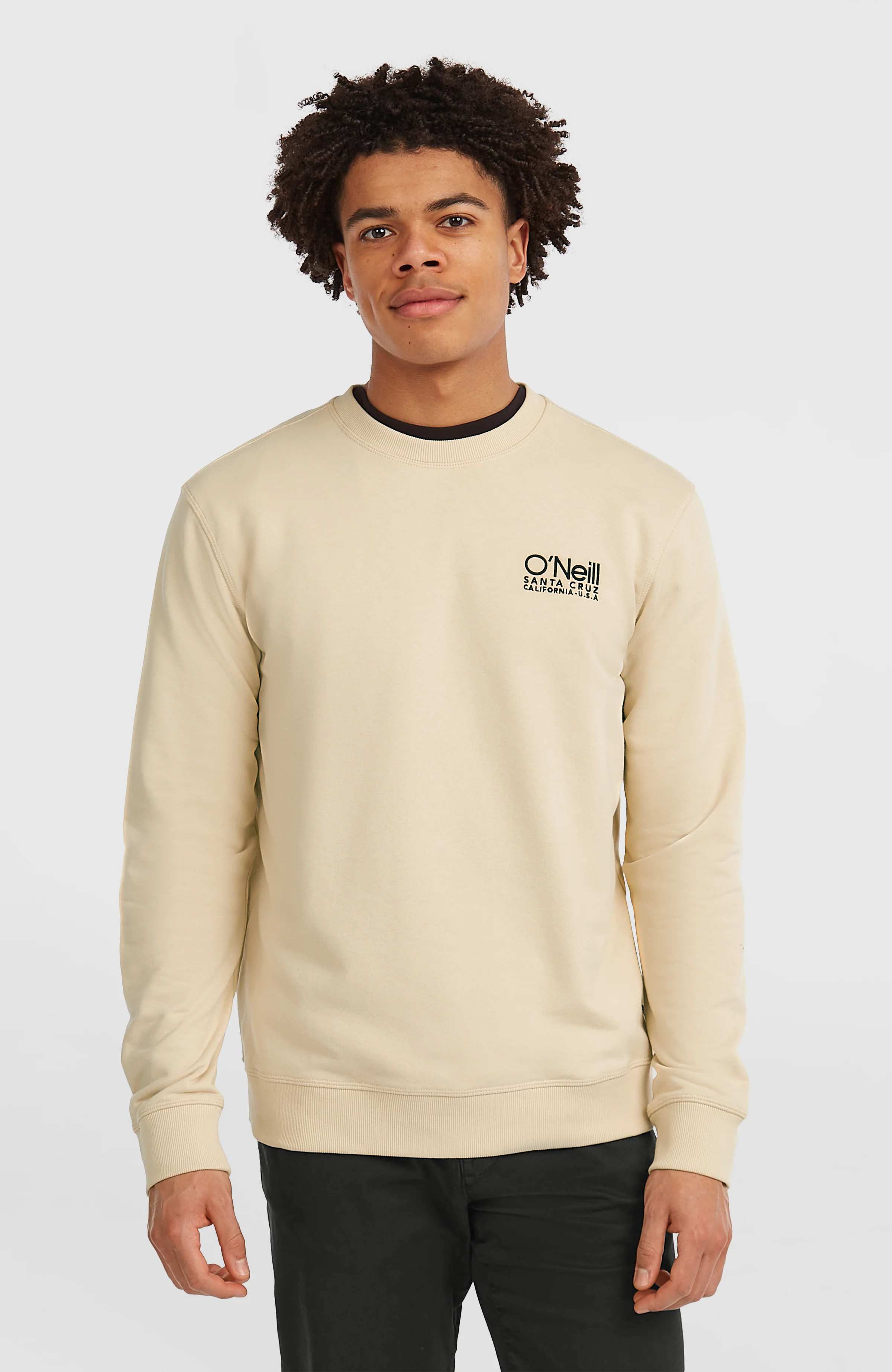 16857-original-cali-logo-crew-sweatshirt-macaron-1.webp Original Cali Logo Crew Sweatshirt | Macaron