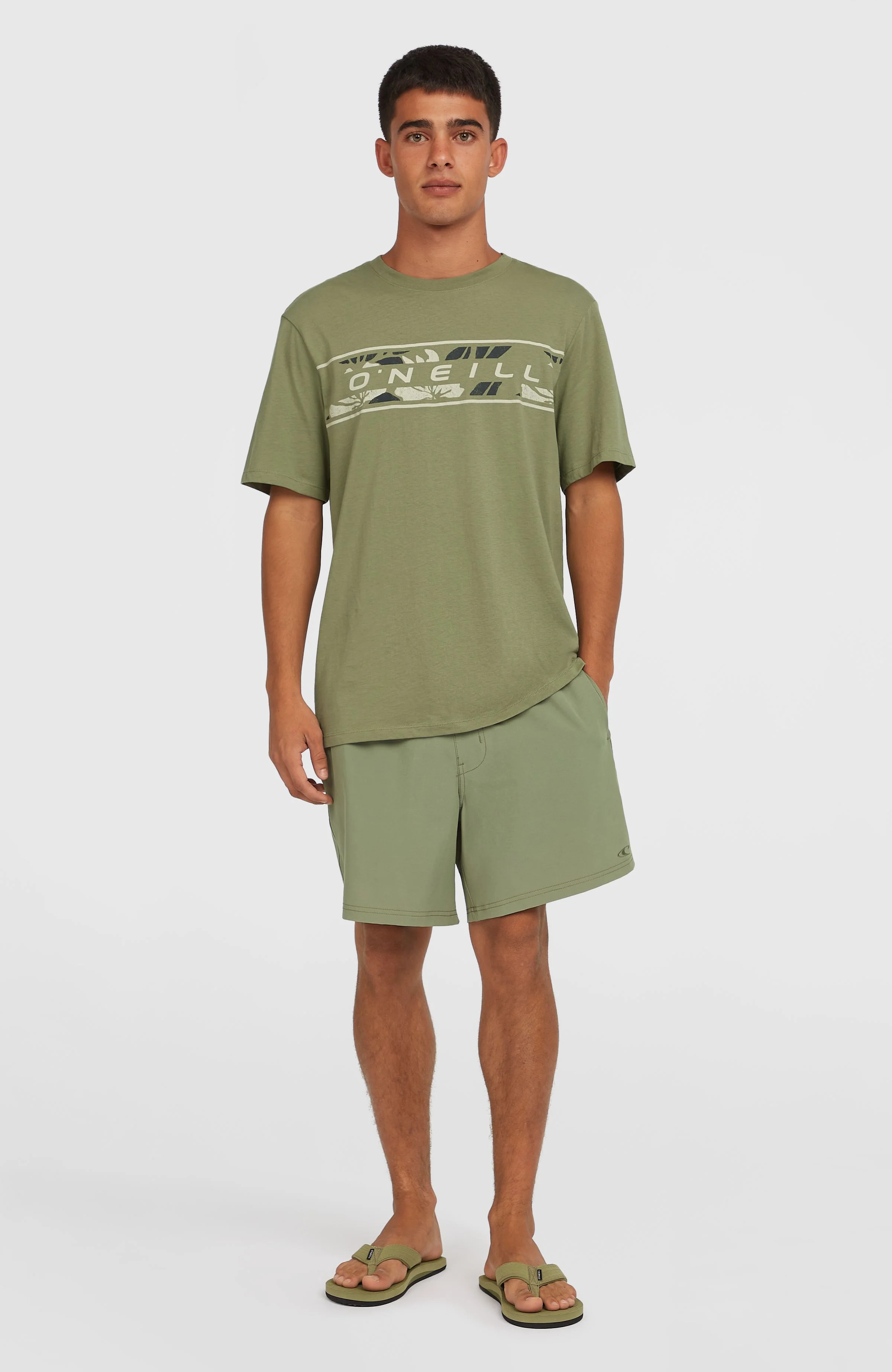 Pocket Print 16'' Swim Shorts | Avery Fern