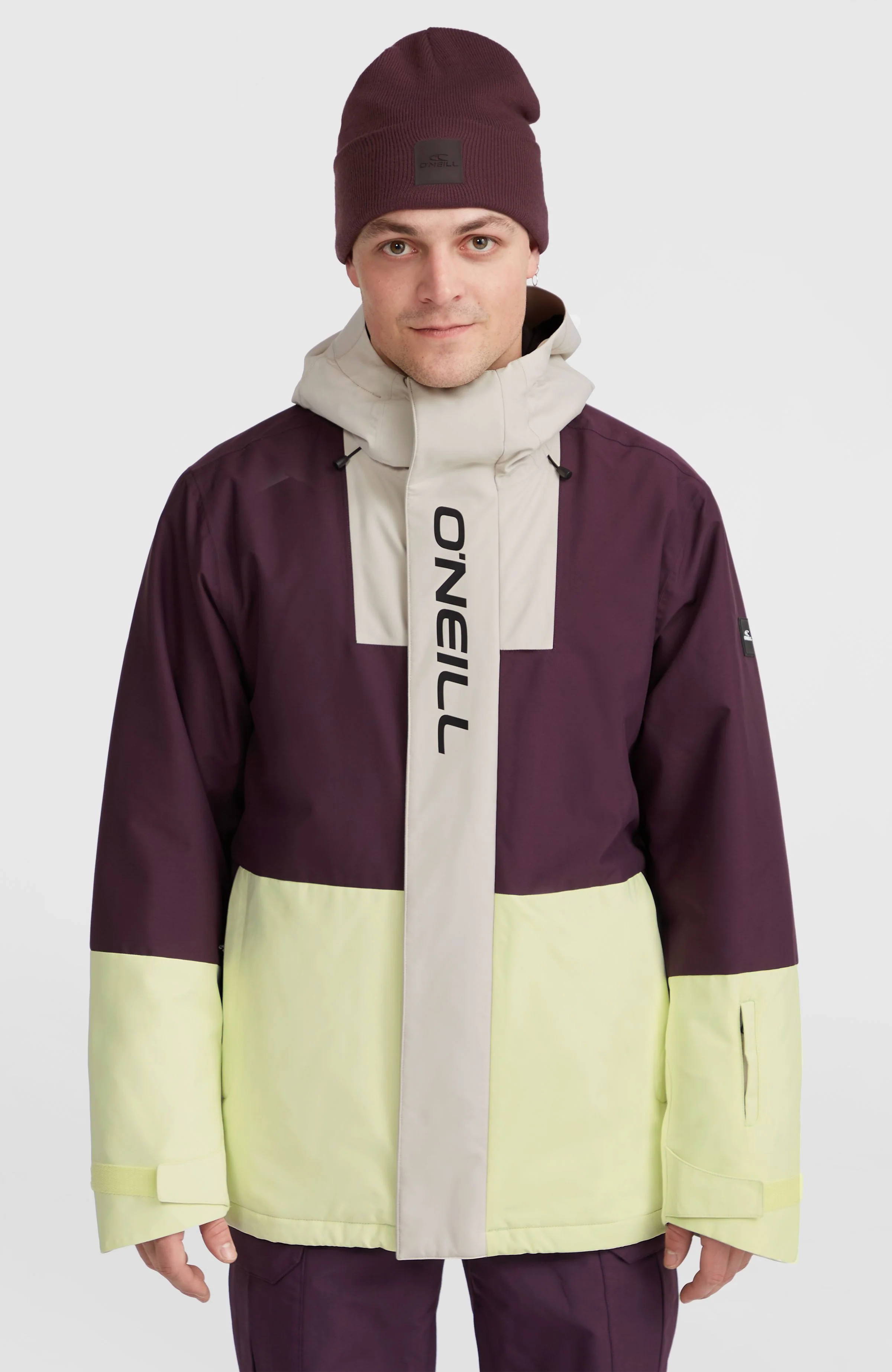 17057-o-riginals-hybrid-snow-jacket-aubergine-colour-block-1.webp O'Riginals Hybrid Snow Jacket | Aubergine Colour Block