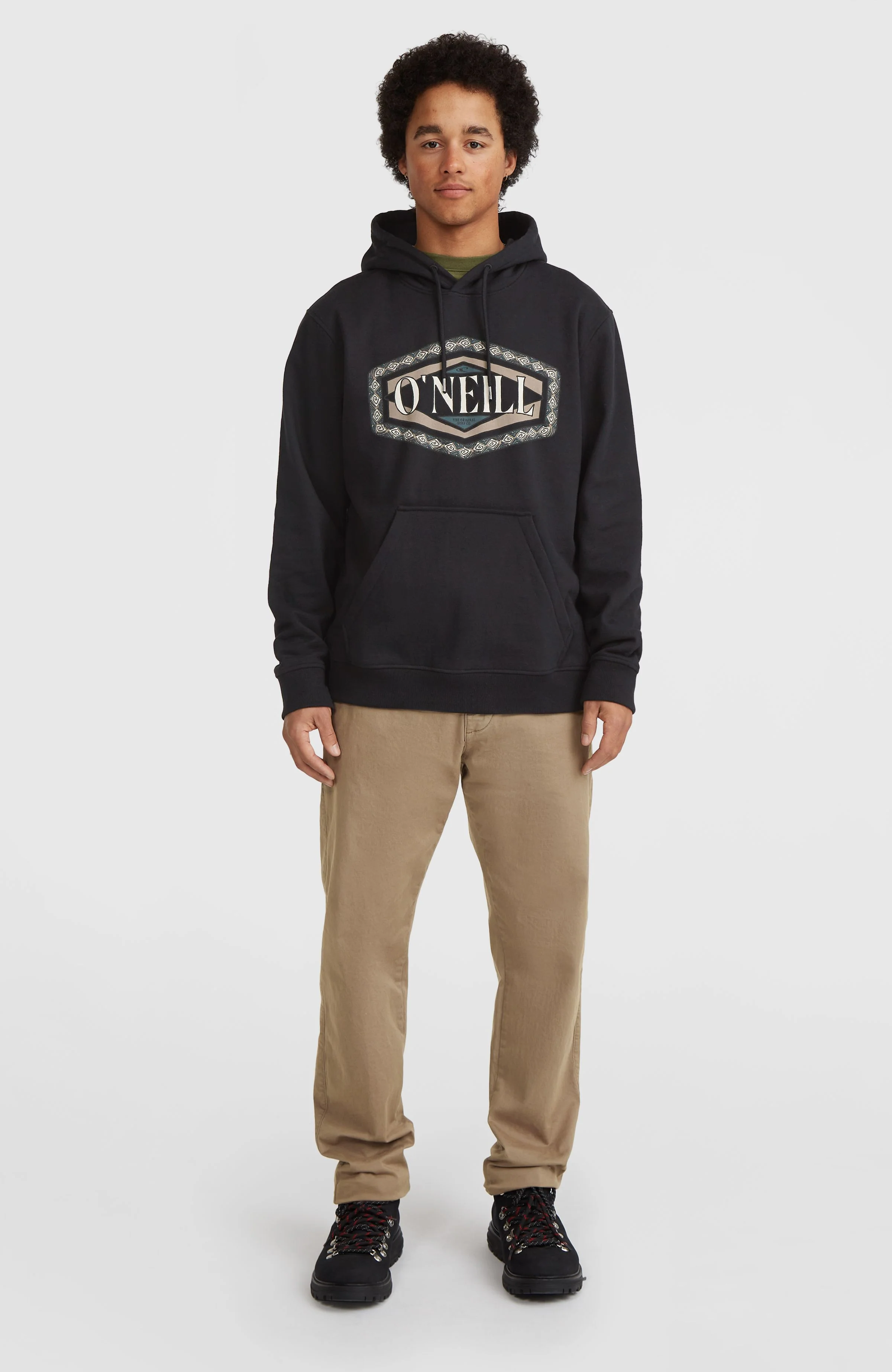 O'Neill Front Print Hoodie | Black Out