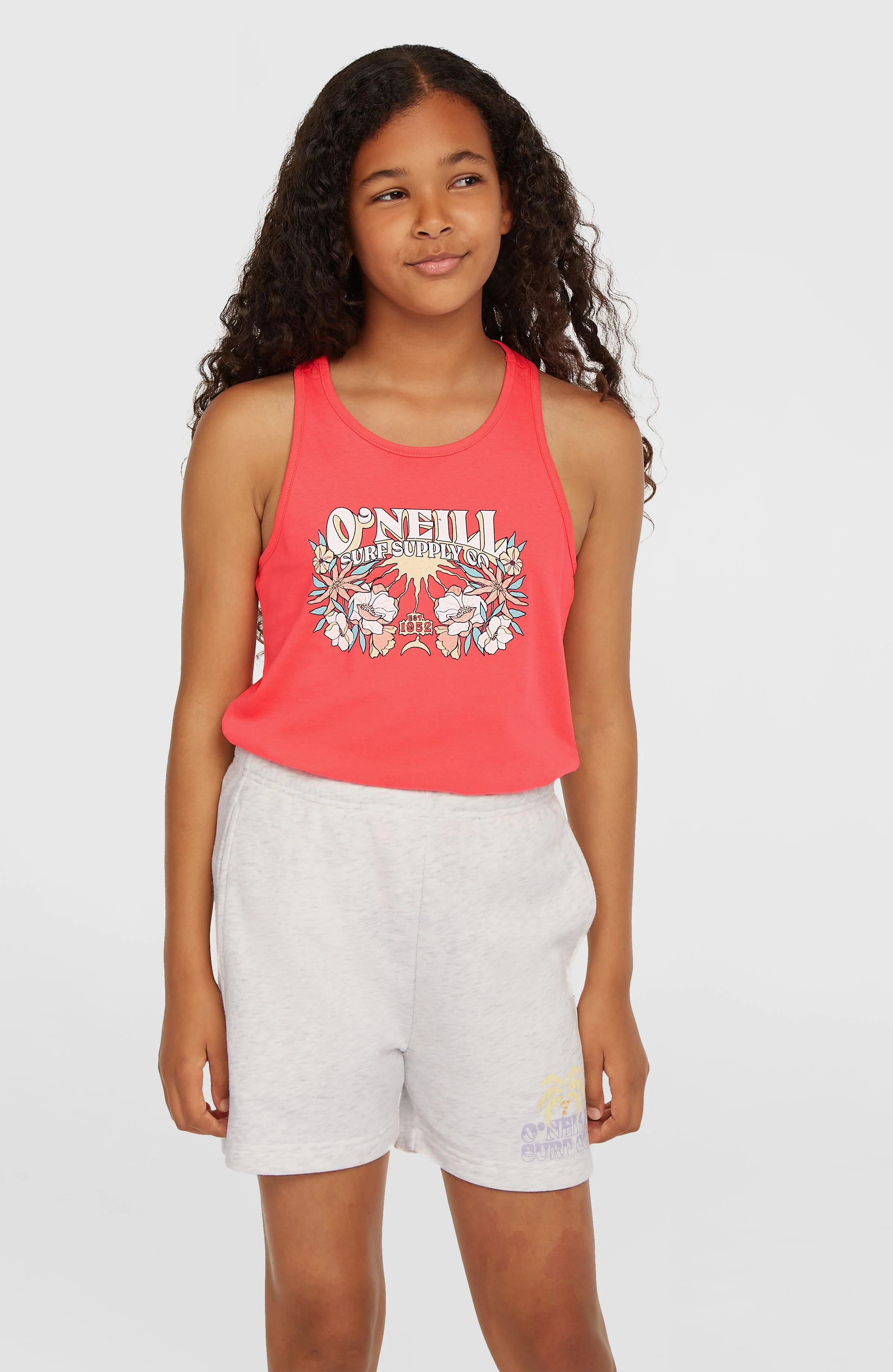 Heart Sweatshorts | White Melange