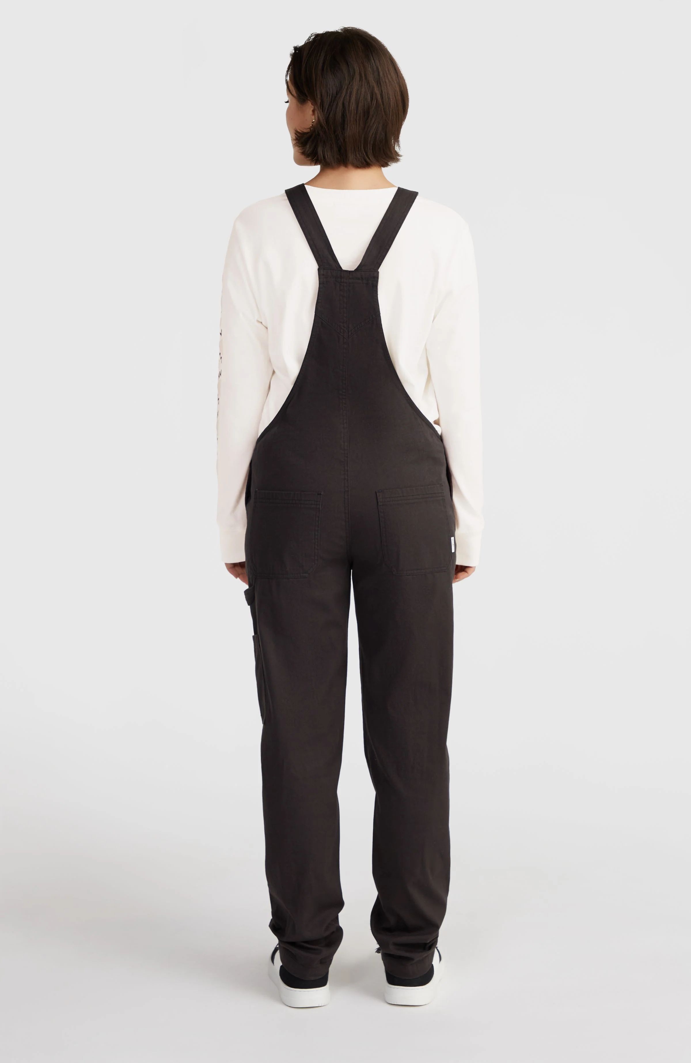 Twill Dungarees | Black Out