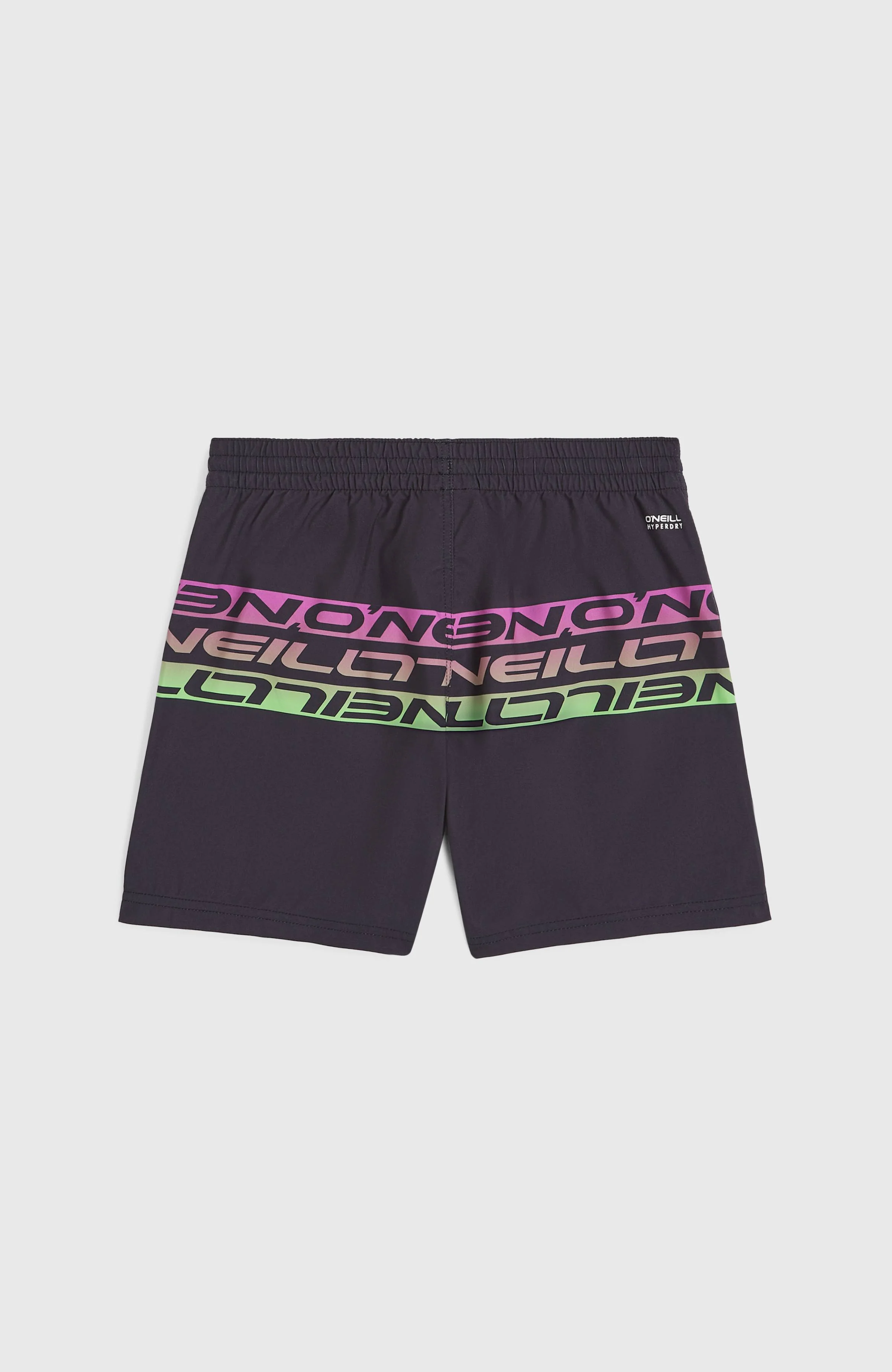 Cali Stripe 14'' Swim Shorts | Black Upside Down