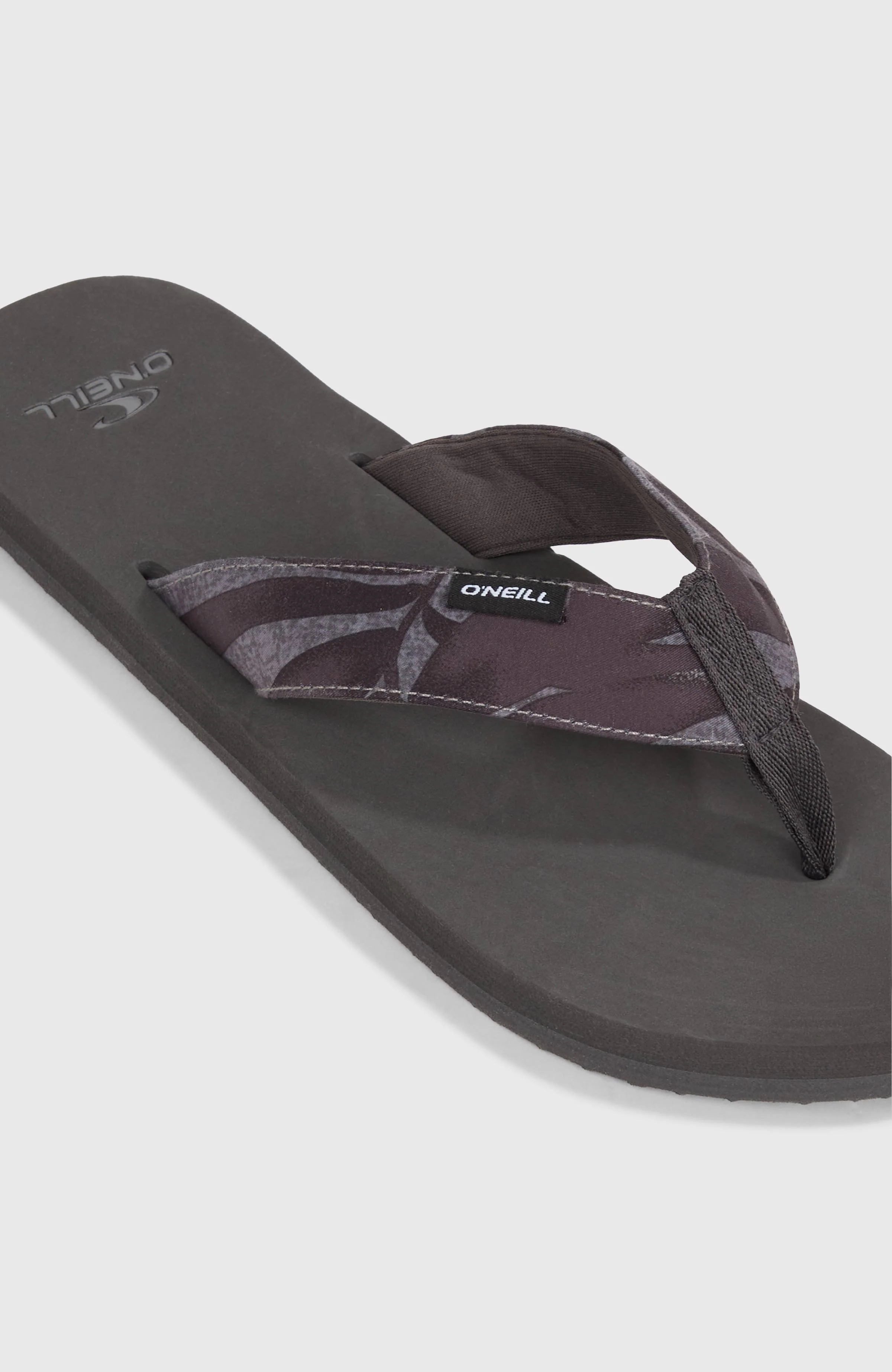 O’Neill Fabric Sandals | Black Dipped Leaves