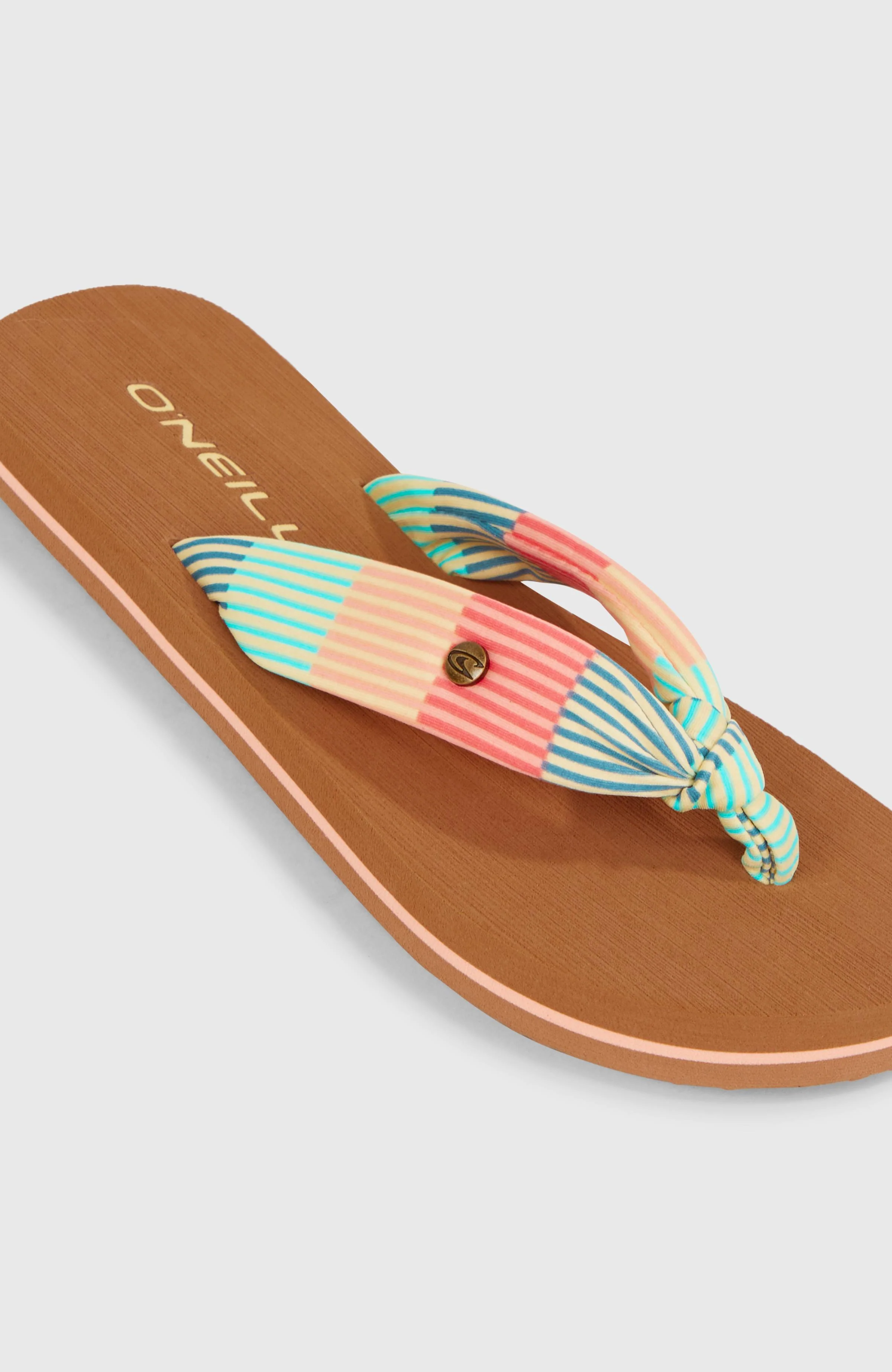 Ditsy Sun  Sandals | Stipple Stripe
