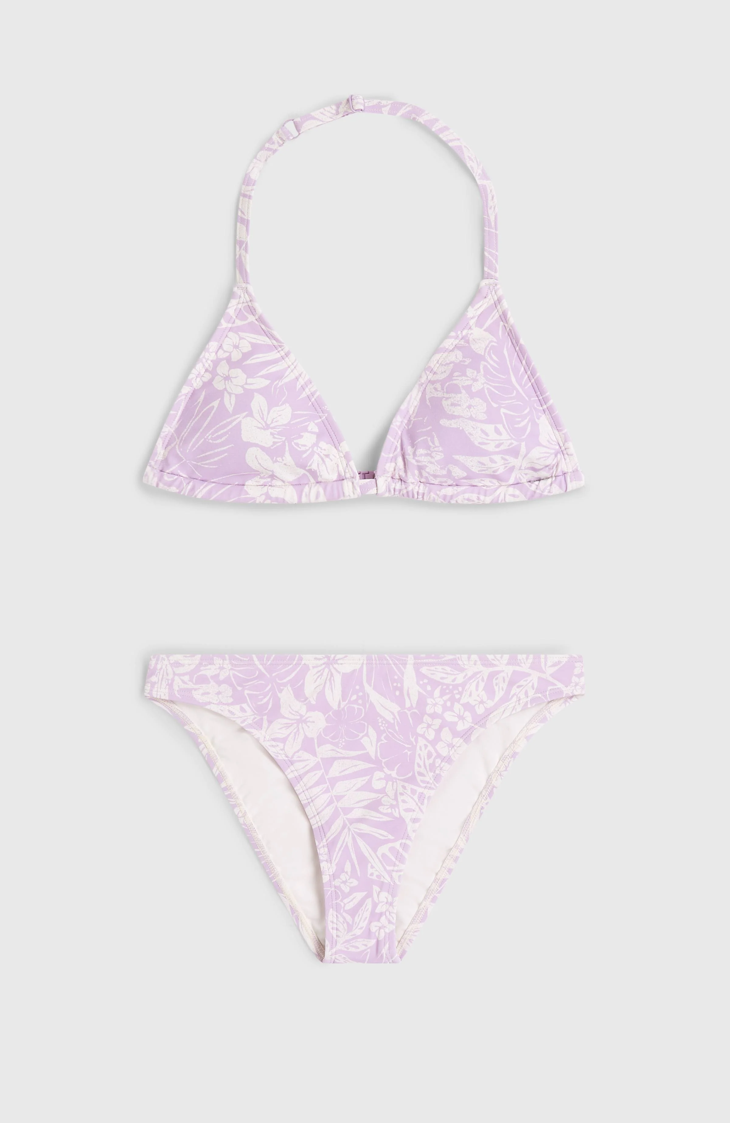 Essentials Triangle Bikini Set | Purple Island Sky