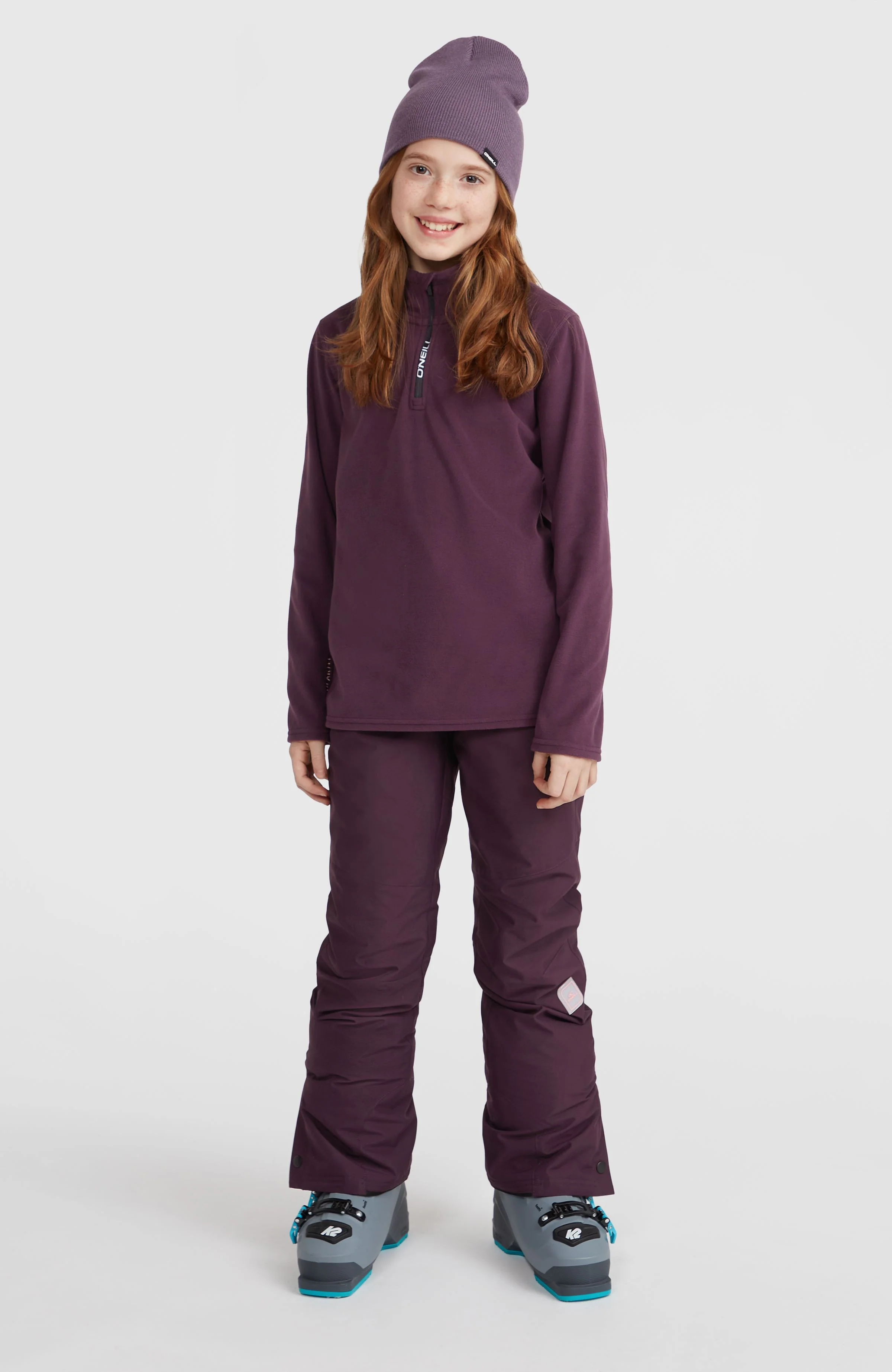 Jack's Polartec® 100 Half-Zip Fleece | Aubergine