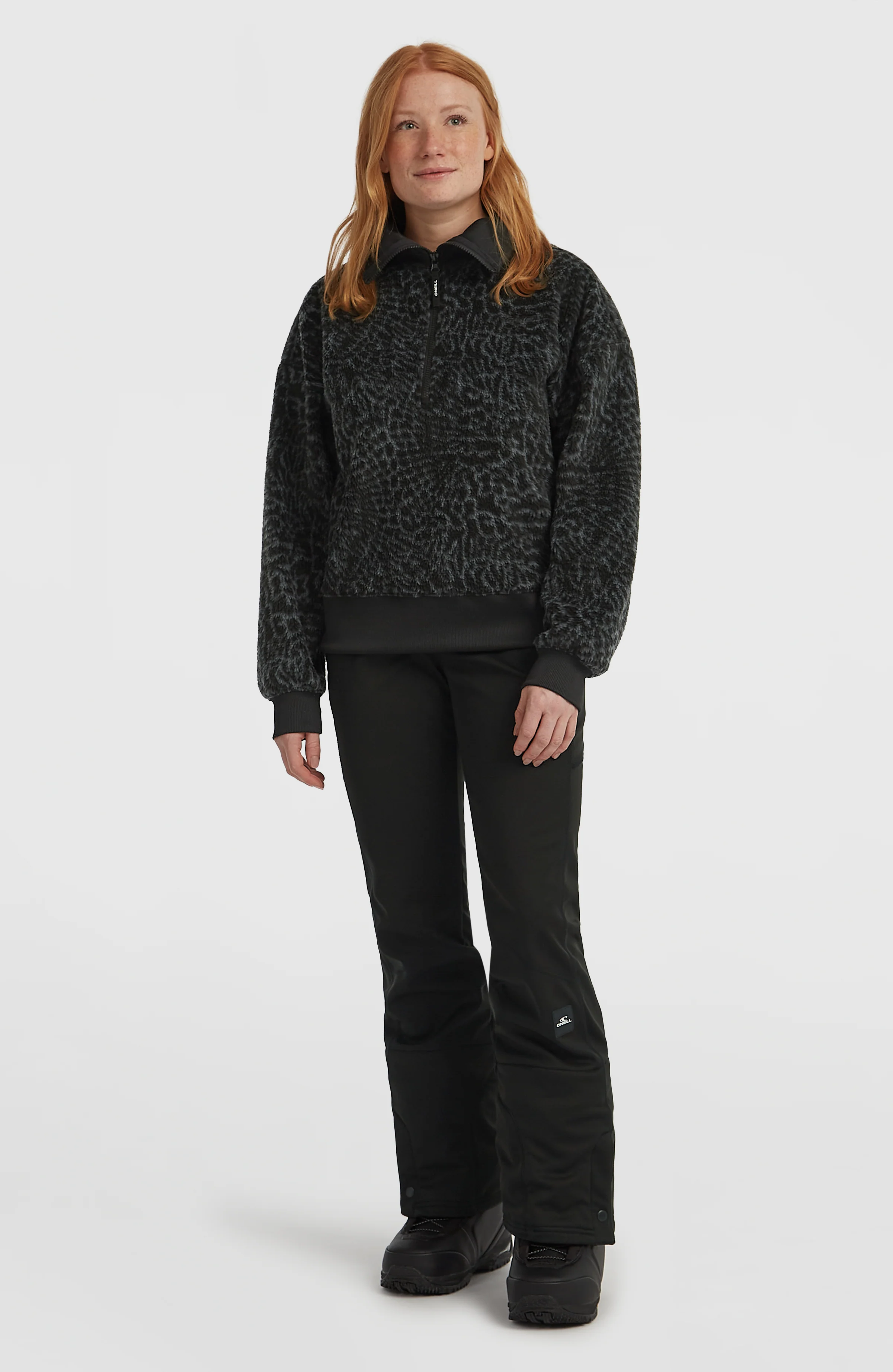 Must-Have Half-Zip Fleece | Black Animalica