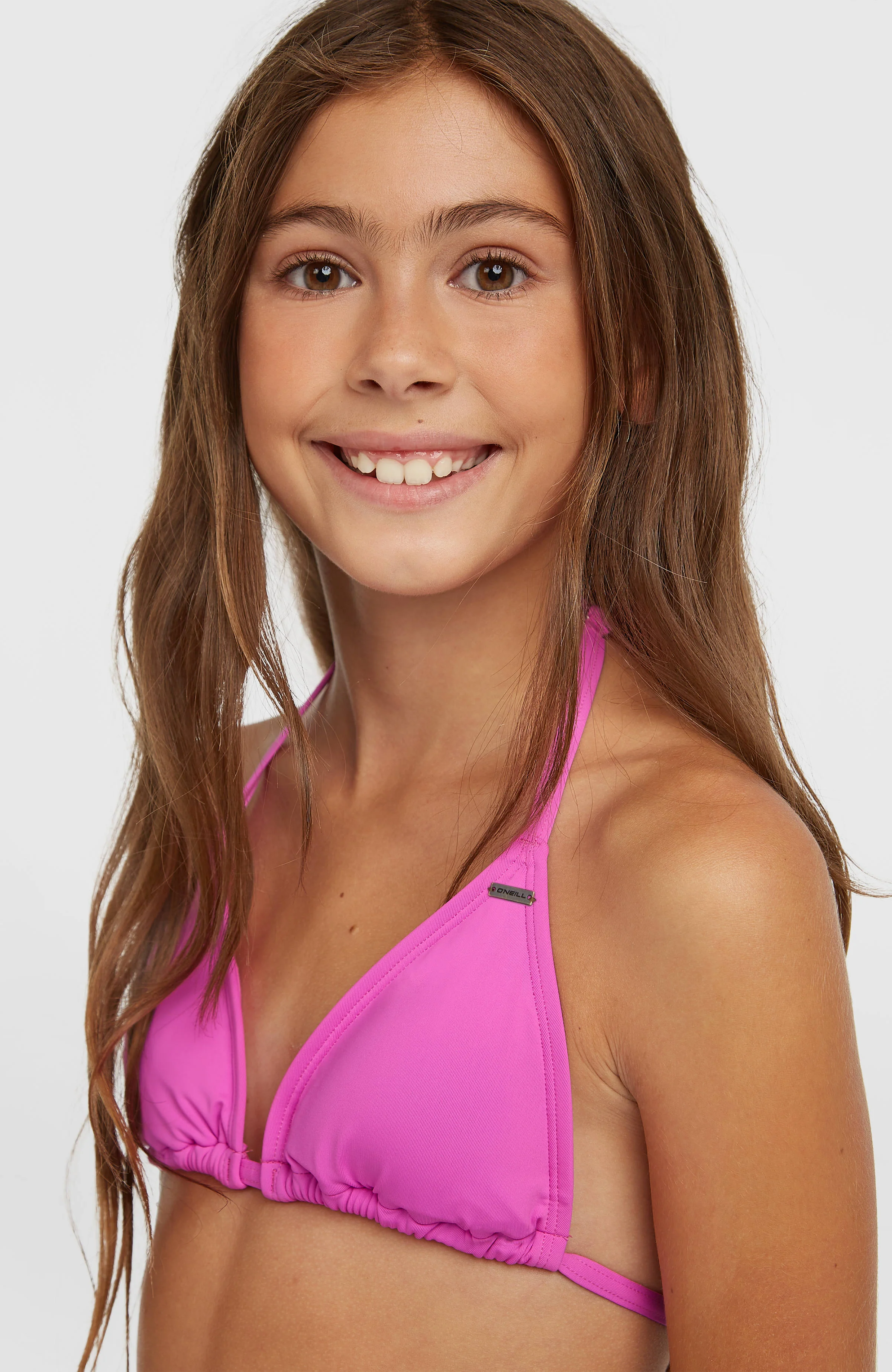 Essentials Triangle Bikini Set | Electric Fuschia