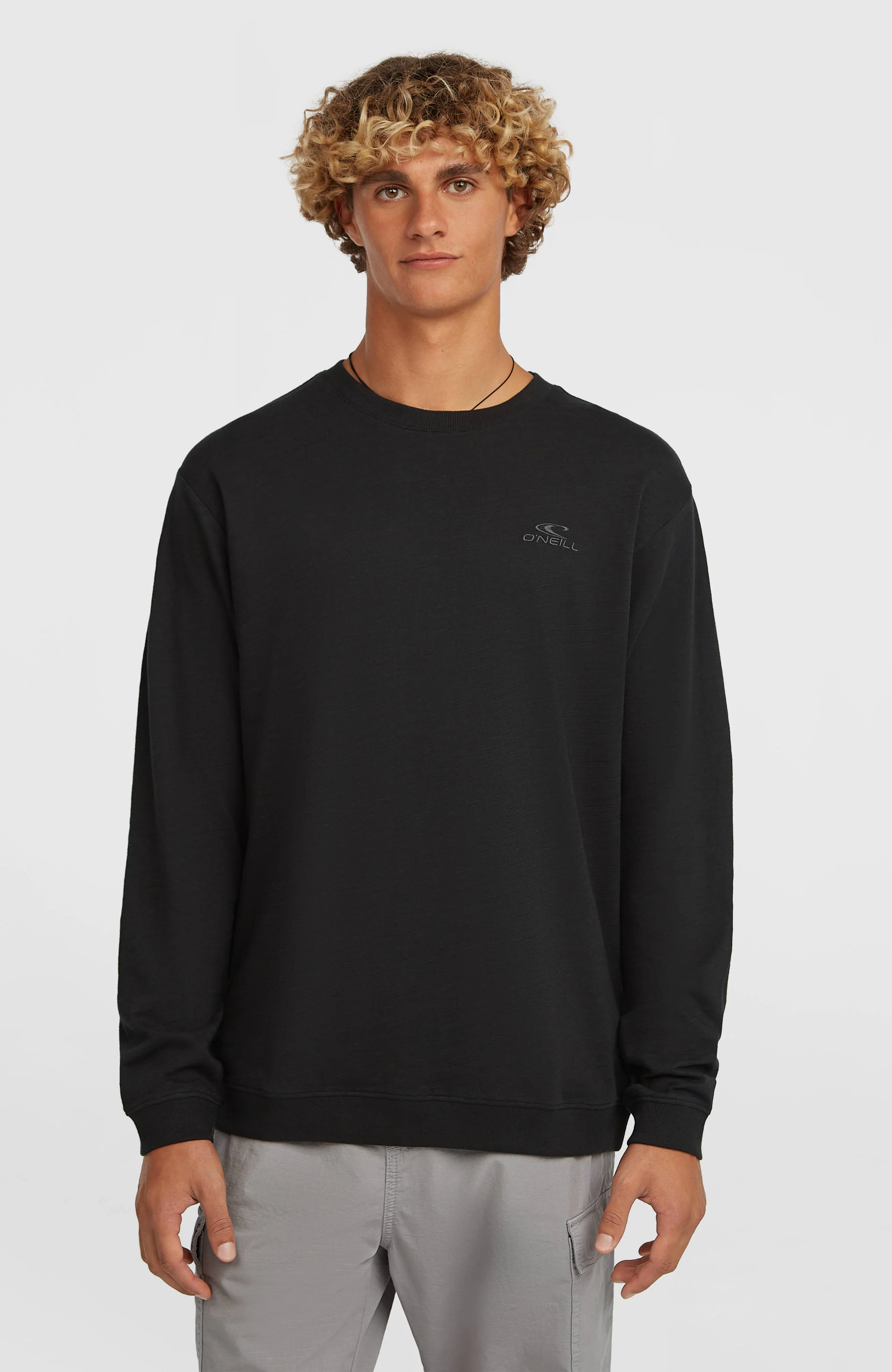 2590-o-neill-slub-long-sleeve-t-shirt-black-out-1.webp O'Neill Slub Long-Sleeve T-Shirt | Black Out