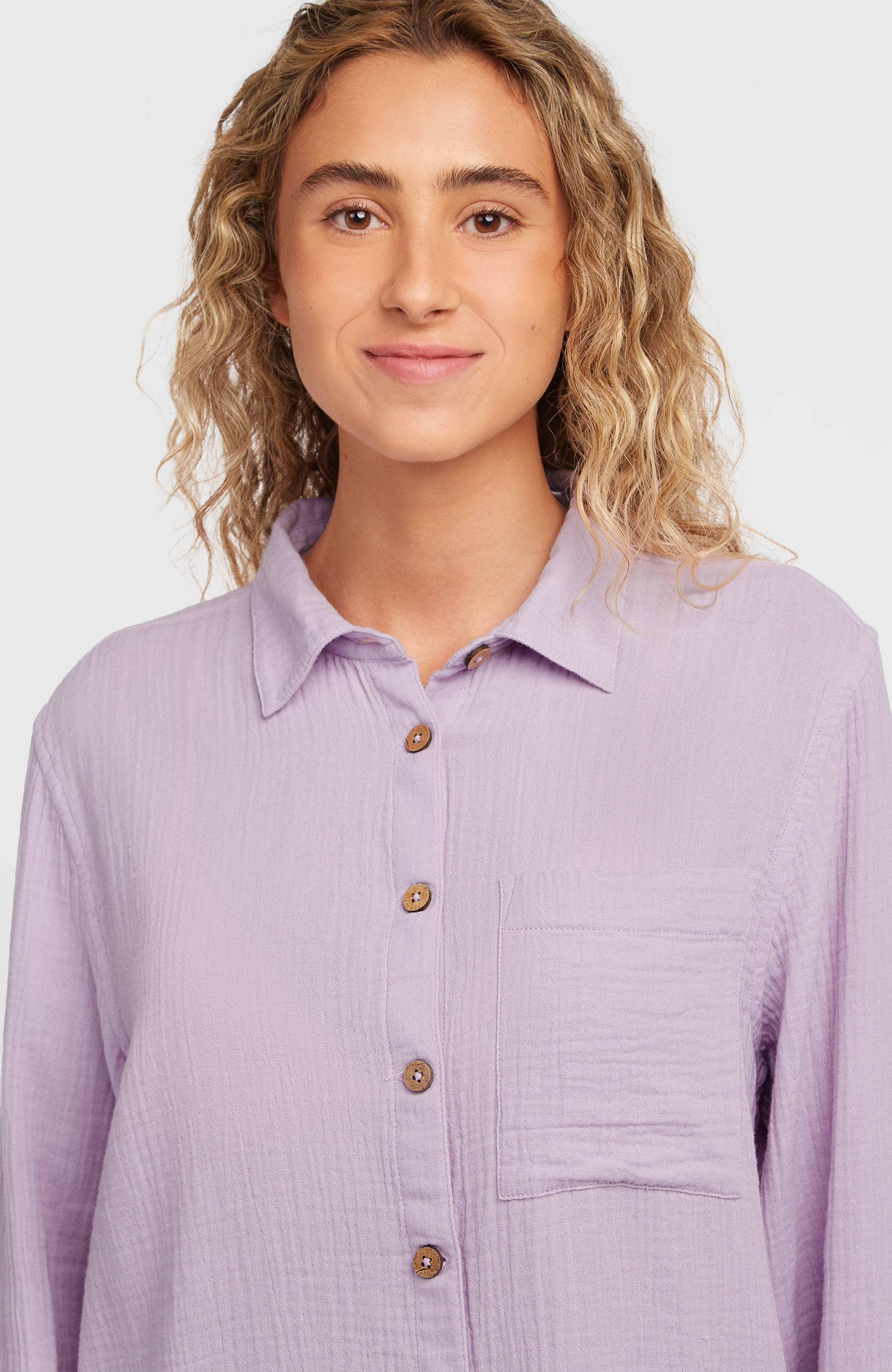 Brenda Shirt | Pale Lavender