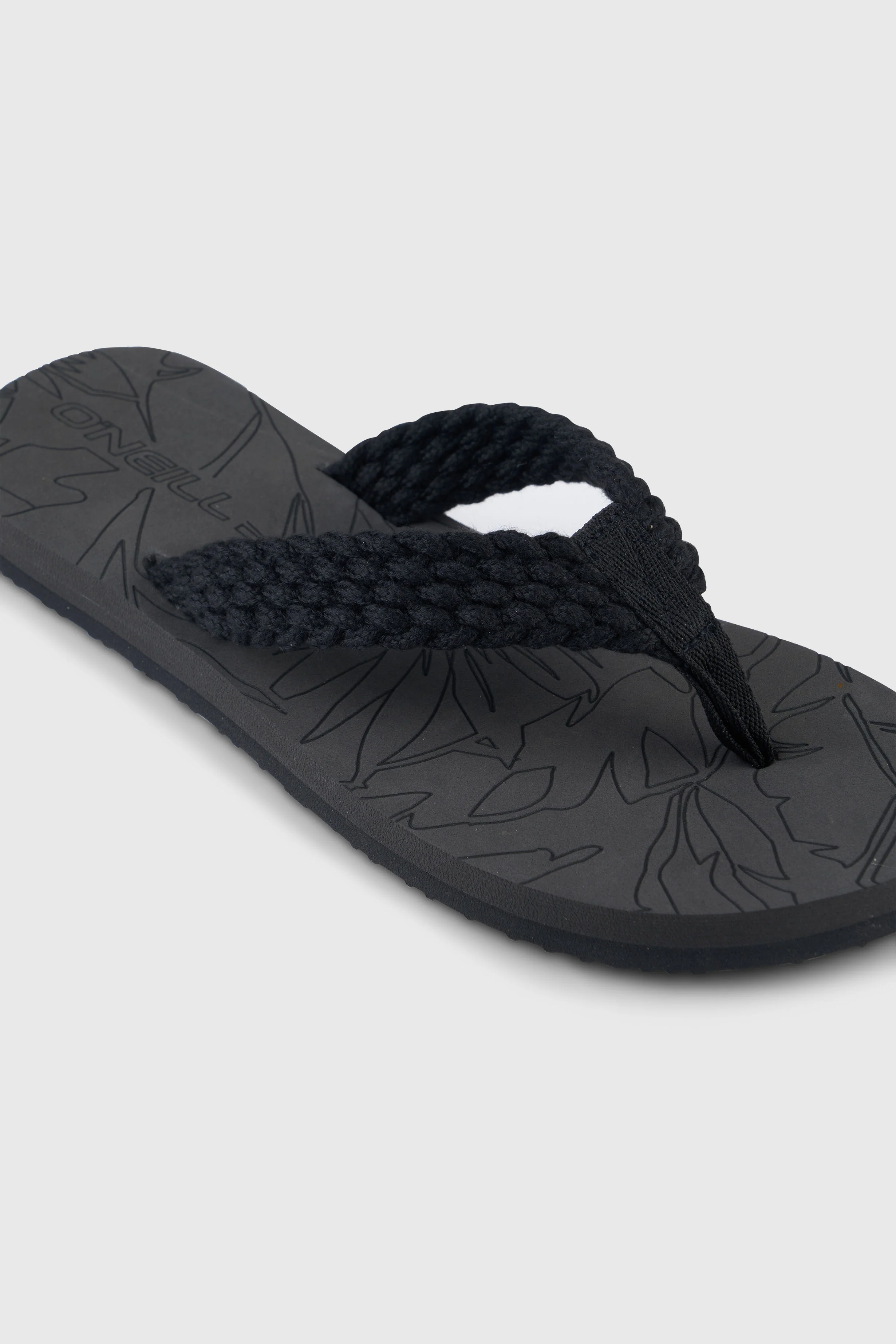 O'Neill Floral Sandals | Black Out