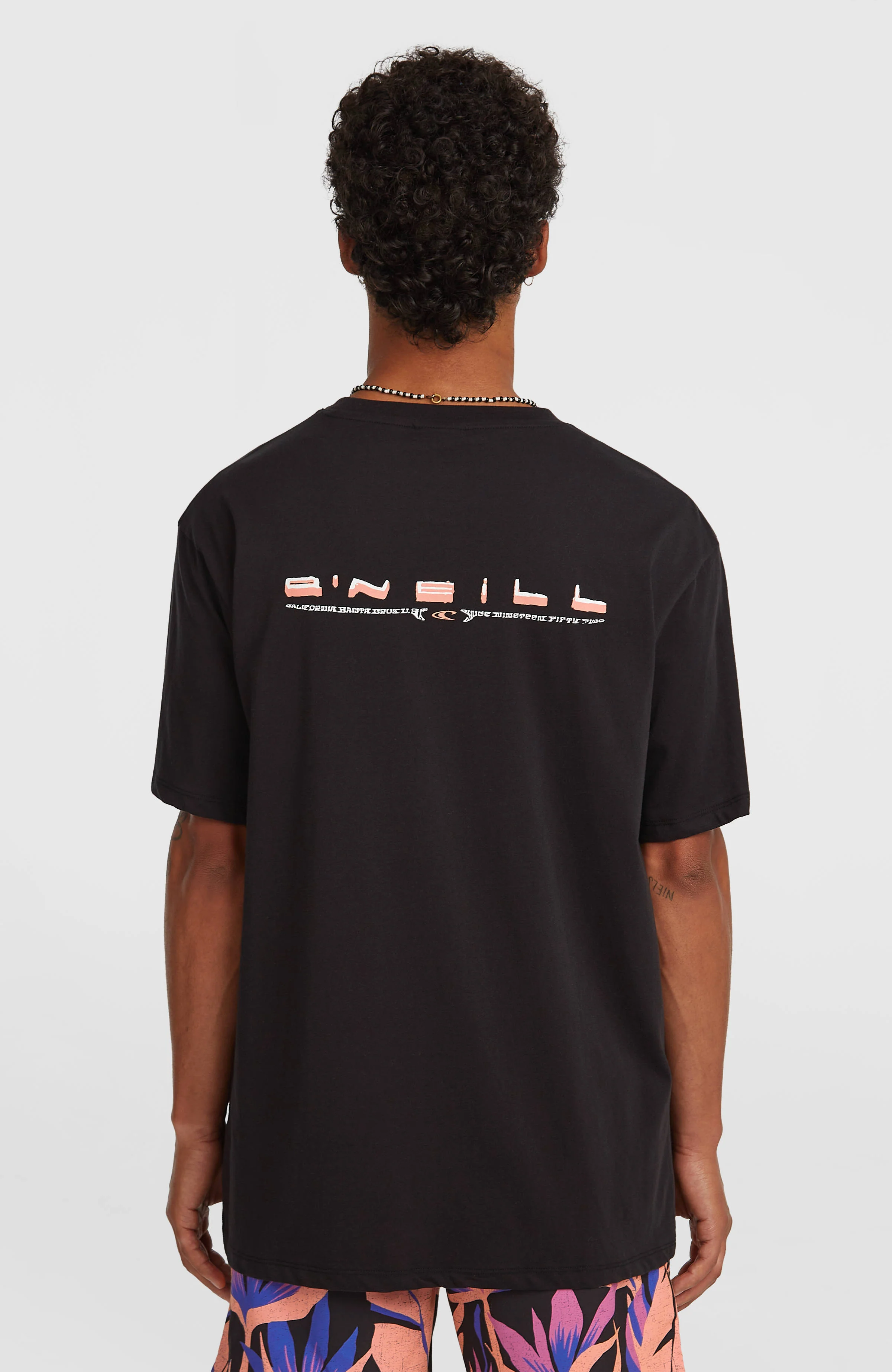 O’Neill Retro Back Print T-Shirt | Black Out
