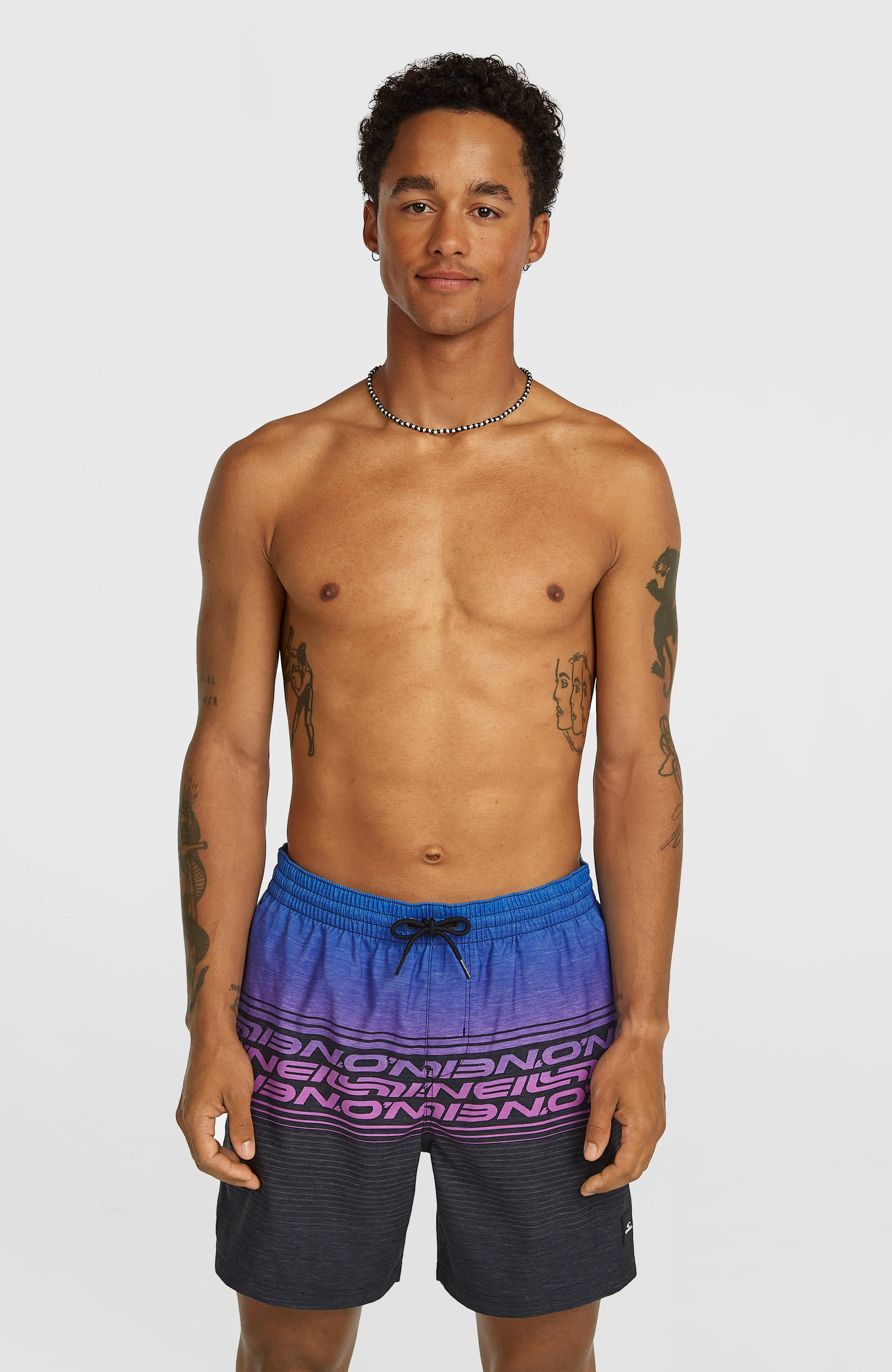 Logo Stripe 16'' Swimshorts | Blue Heritage O'Neill Stripe