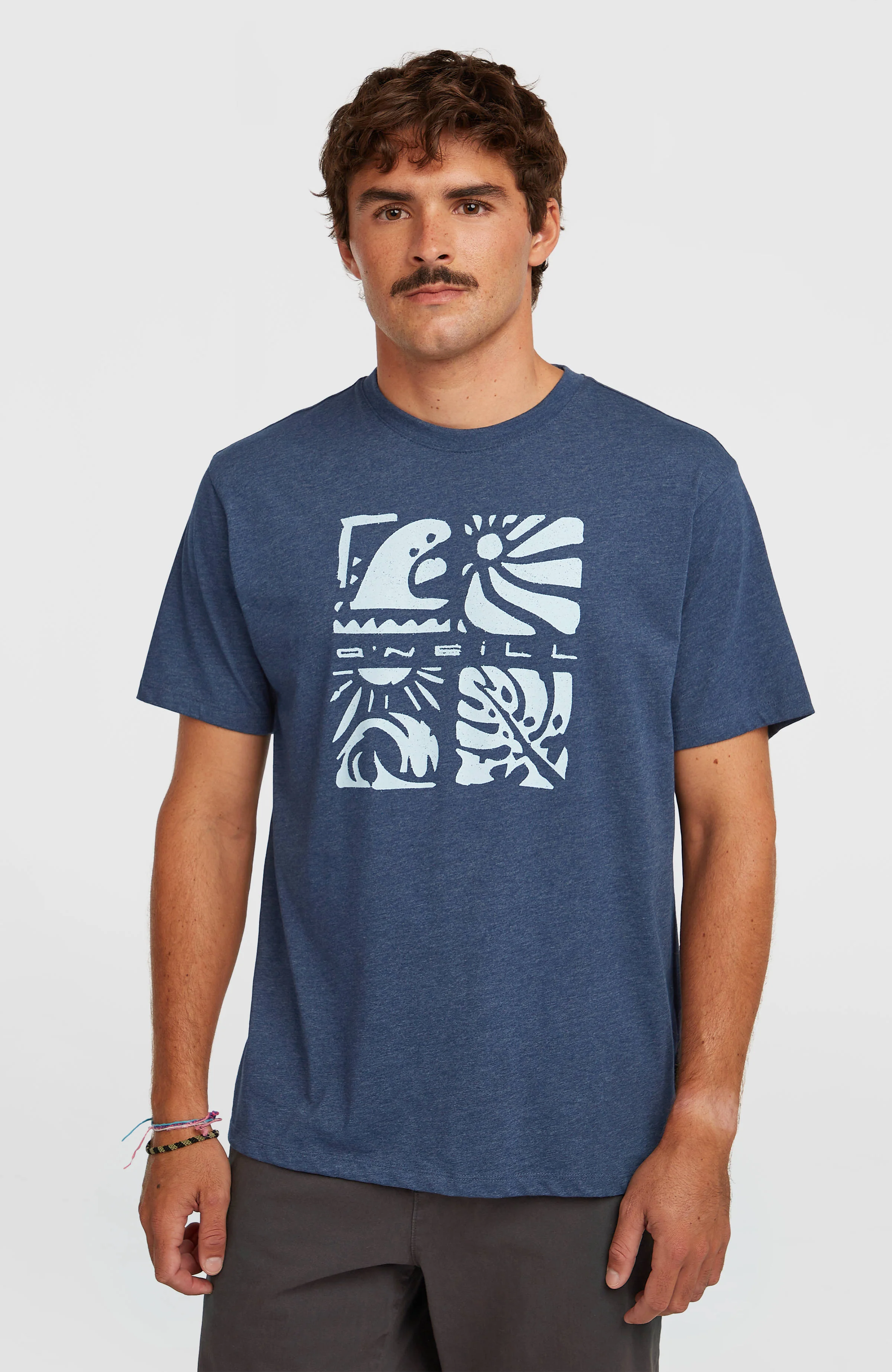 3545-o-neill-melange-front-print-t-shirt-english-evening-1.webp O’Neill Melange Front Print T-Shirt | English Evening
