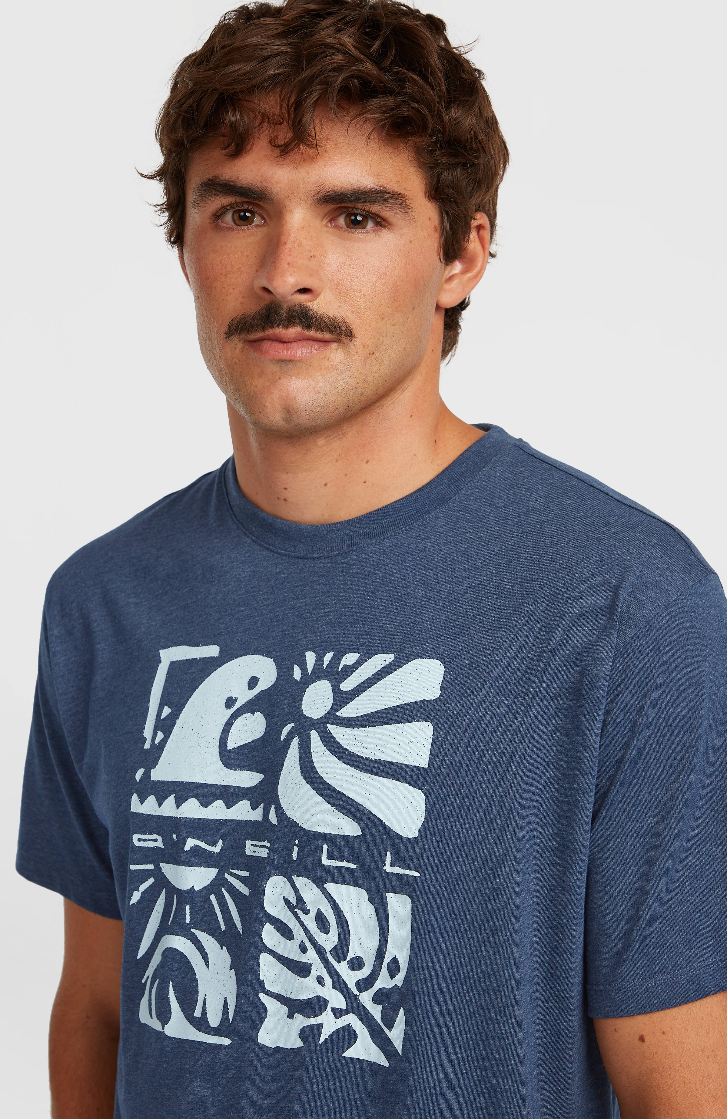O’Neill Melange Front Print T-Shirt | English Evening