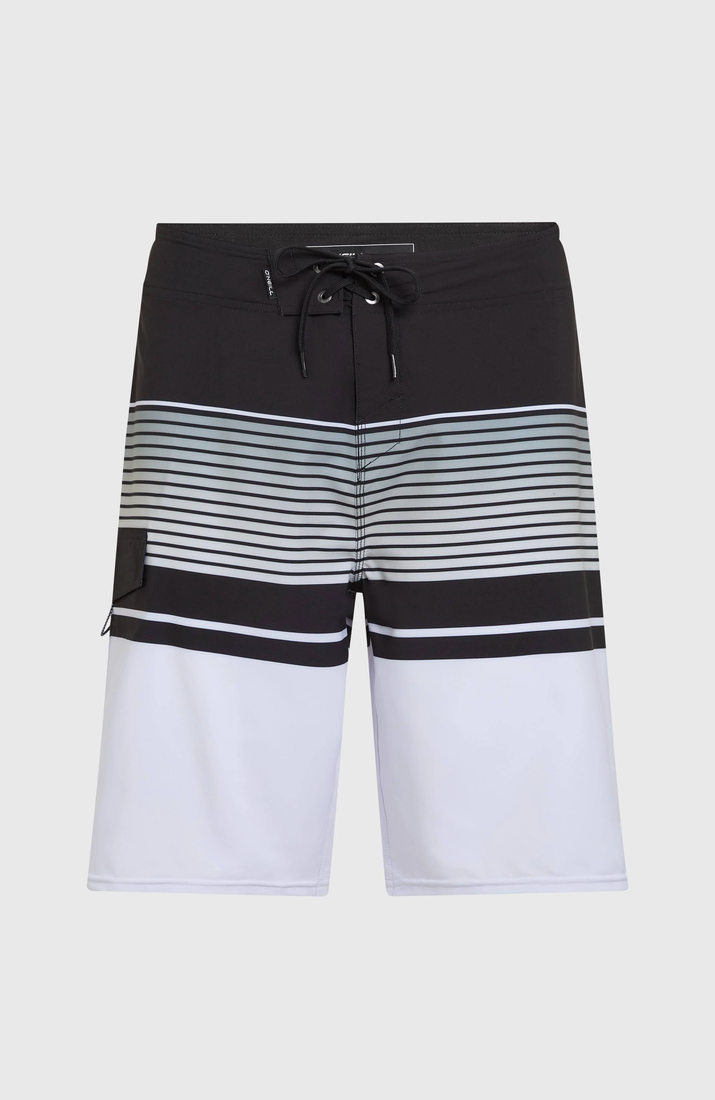 Lennox Stripe 21'' Boardshorts | White Lennox Stripe