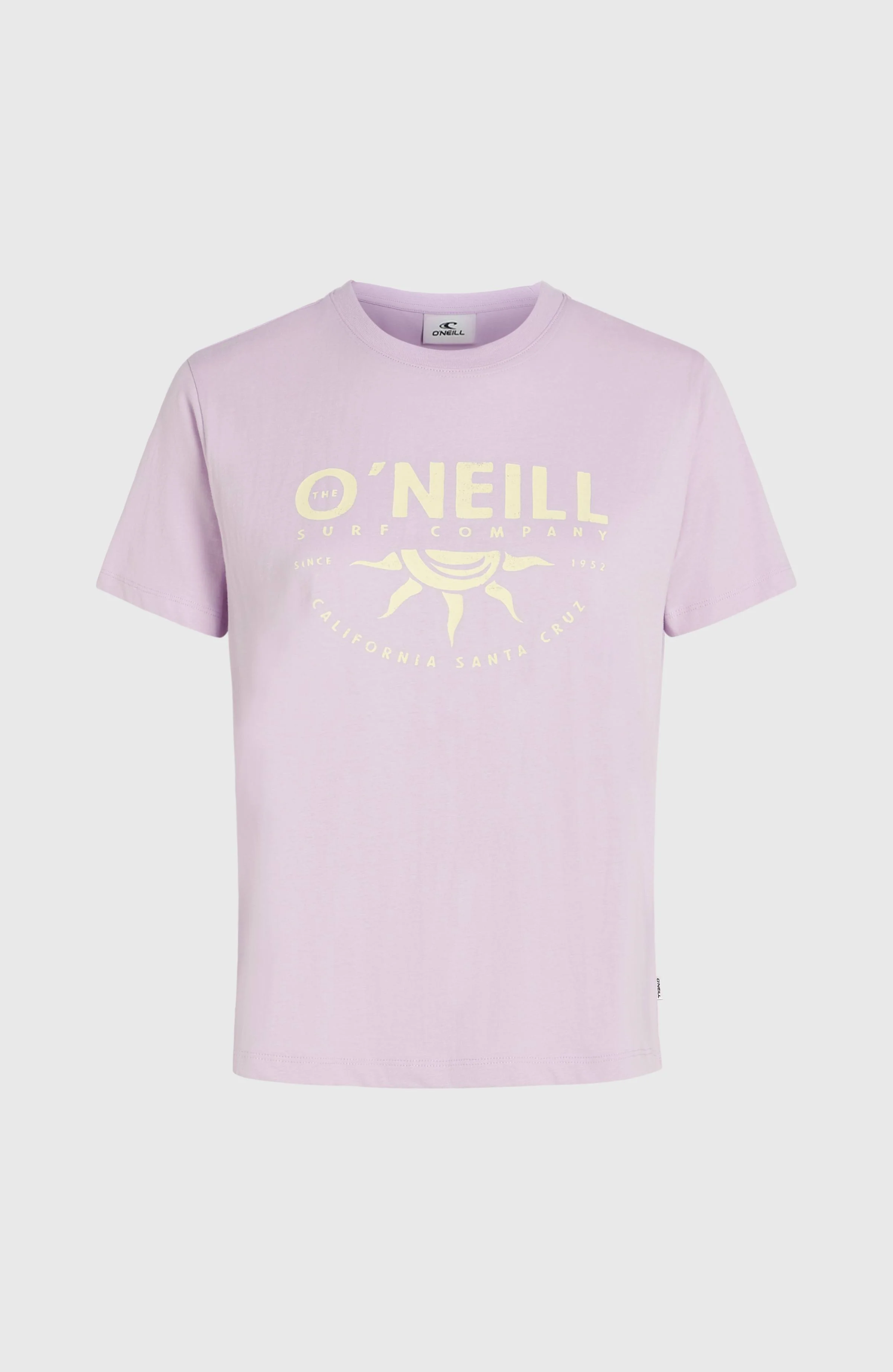 Front Print T-Shirt | Pale Lavender