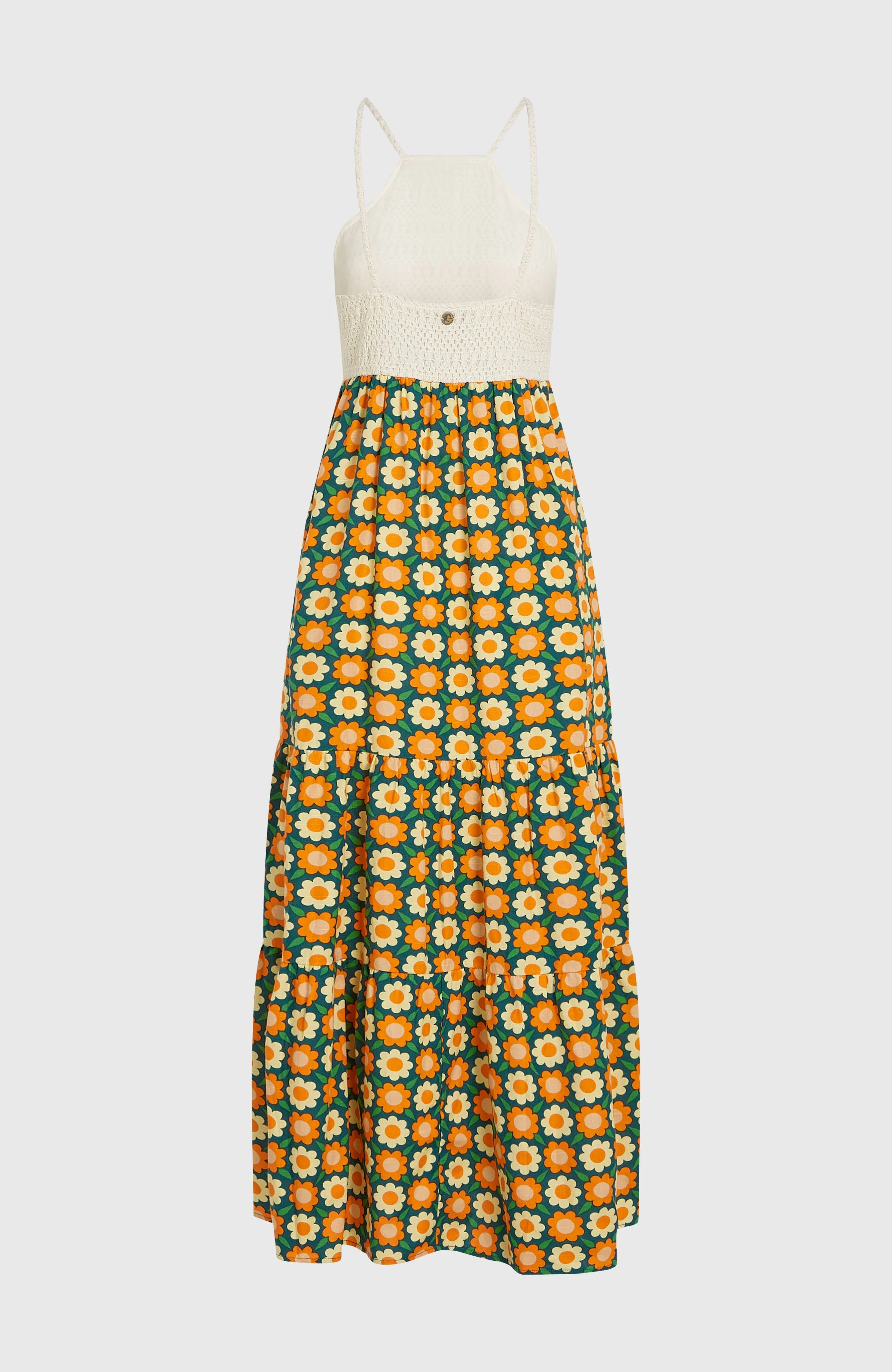O'Riginals Maxi Dress | Green Retro Flower