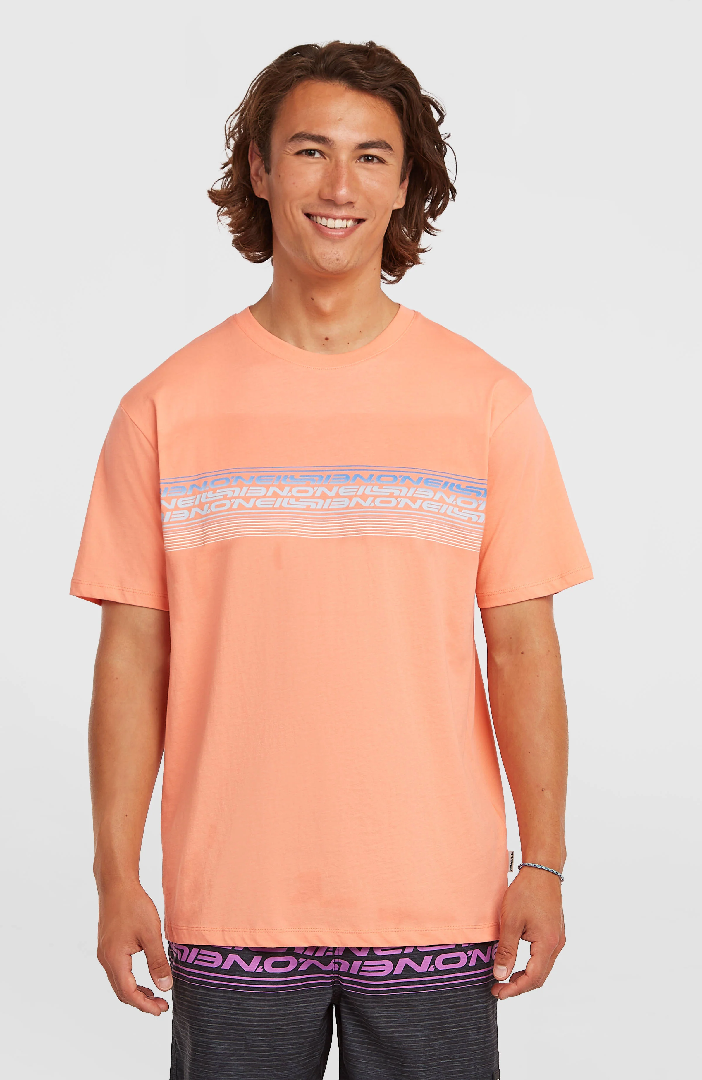 4259-o-neill-logo-stripe-t-shirt-funky-peach-1.webp O’Neill Logo Stripe T-Shirt | Funky Peach