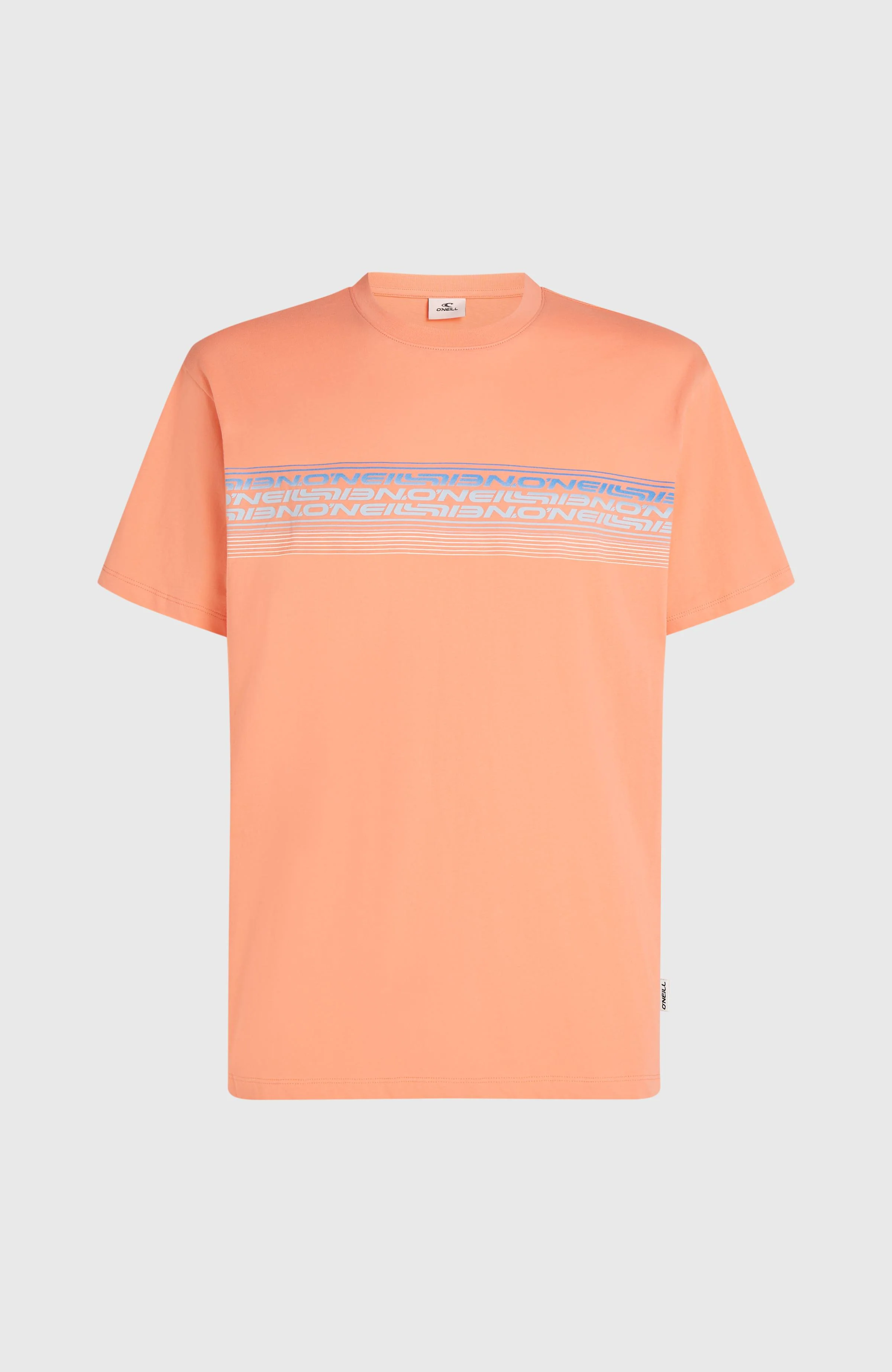 O’Neill Logo Stripe T-Shirt | Funky Peach