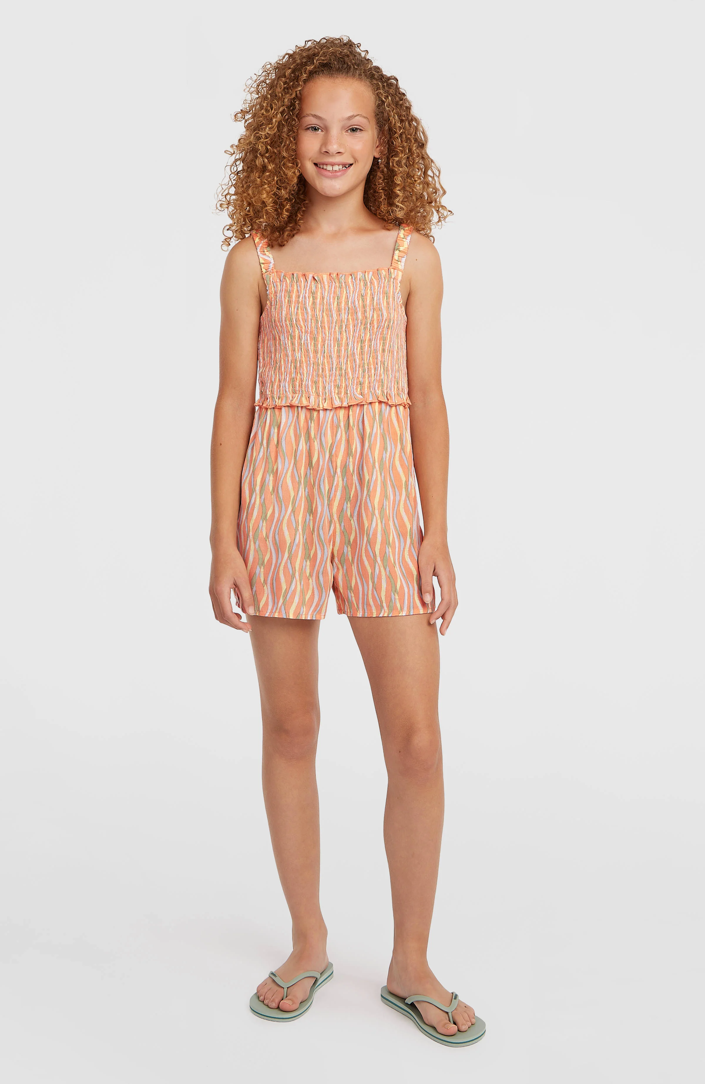 O’Neill Woven Playsuit | Funky Peach Swirly