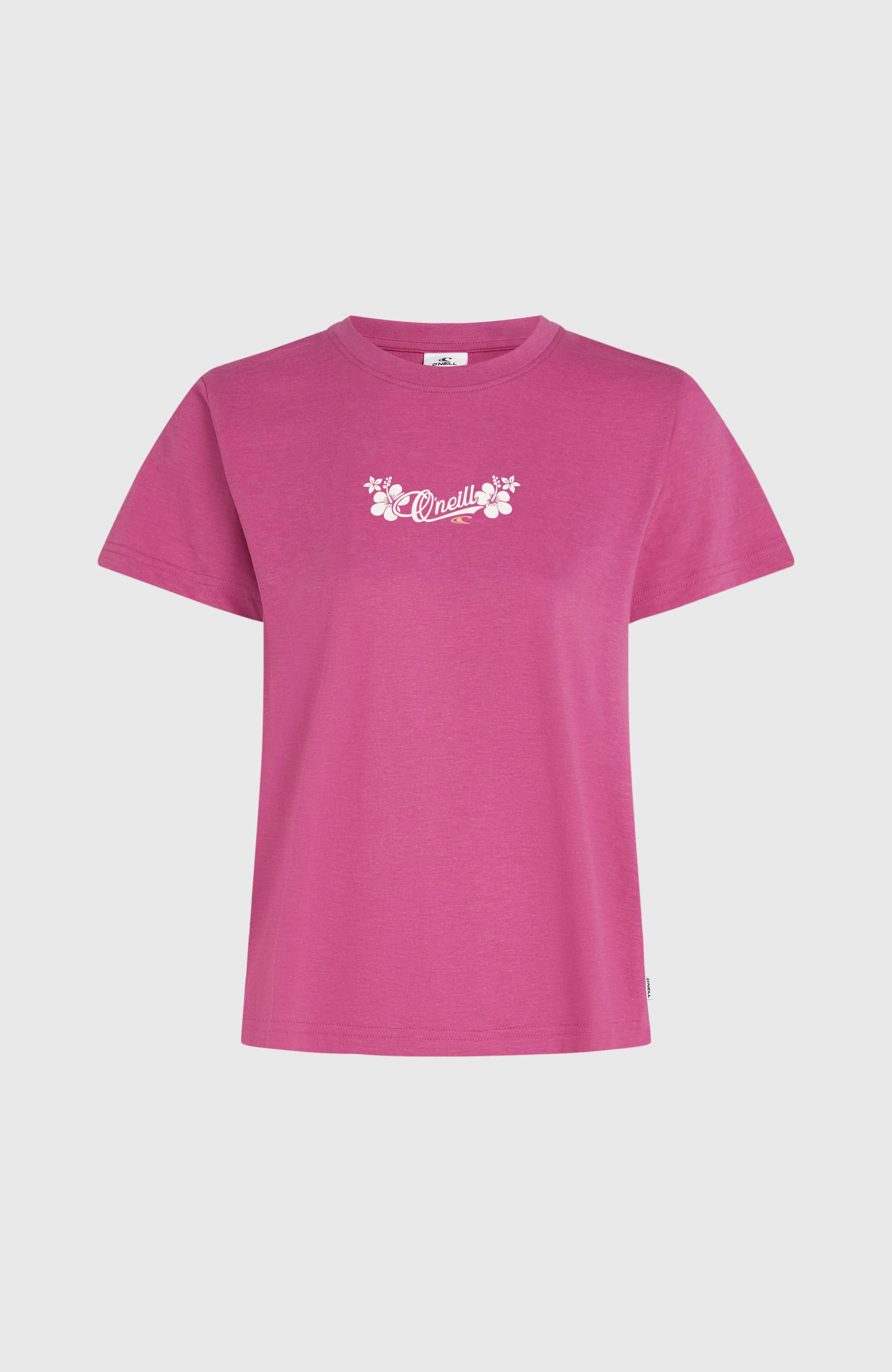Essentials Script T-Shirt | Electric Fuschia
