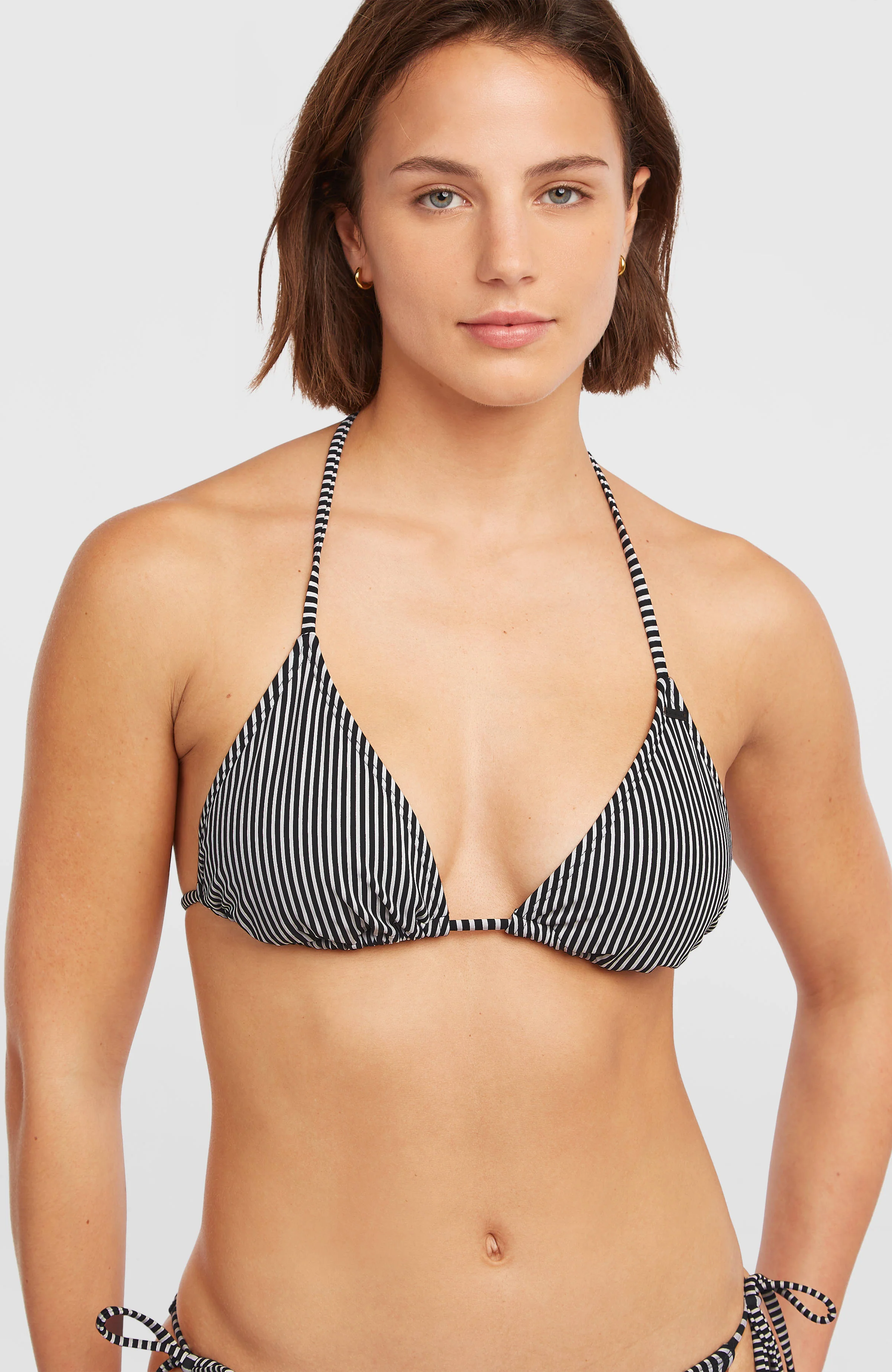 Essentials Capri - Bondey Bikini Set | Black Micro Stripe
