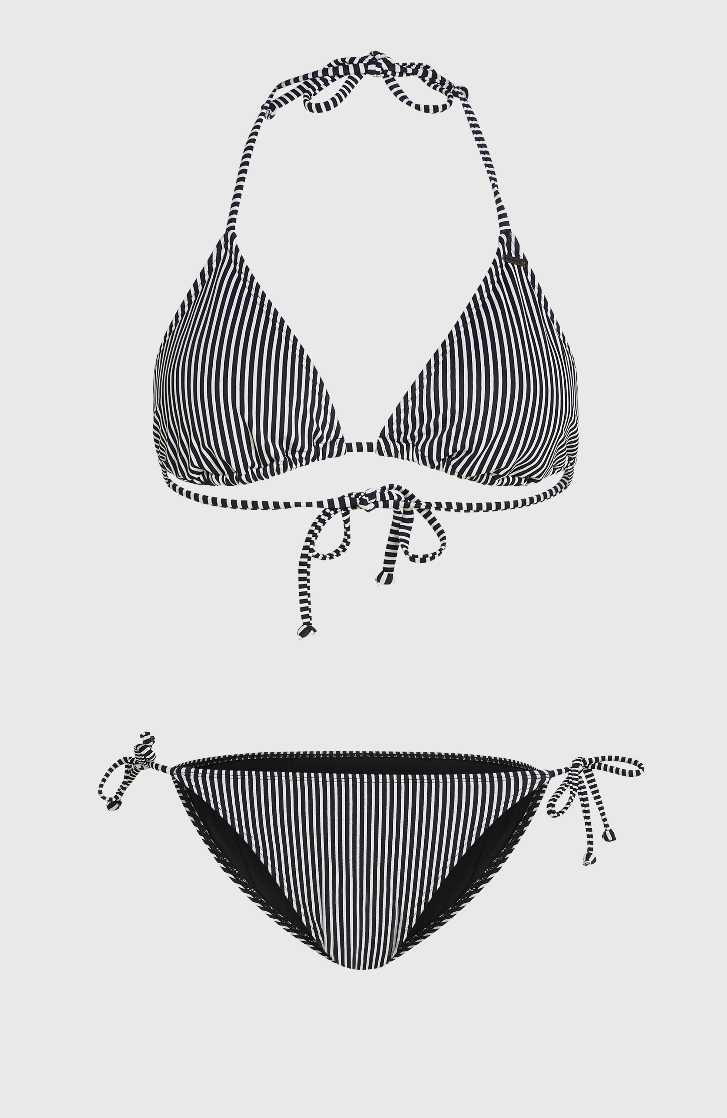 Essentials Capri - Bondey Bikini Set | Black Micro Stripe