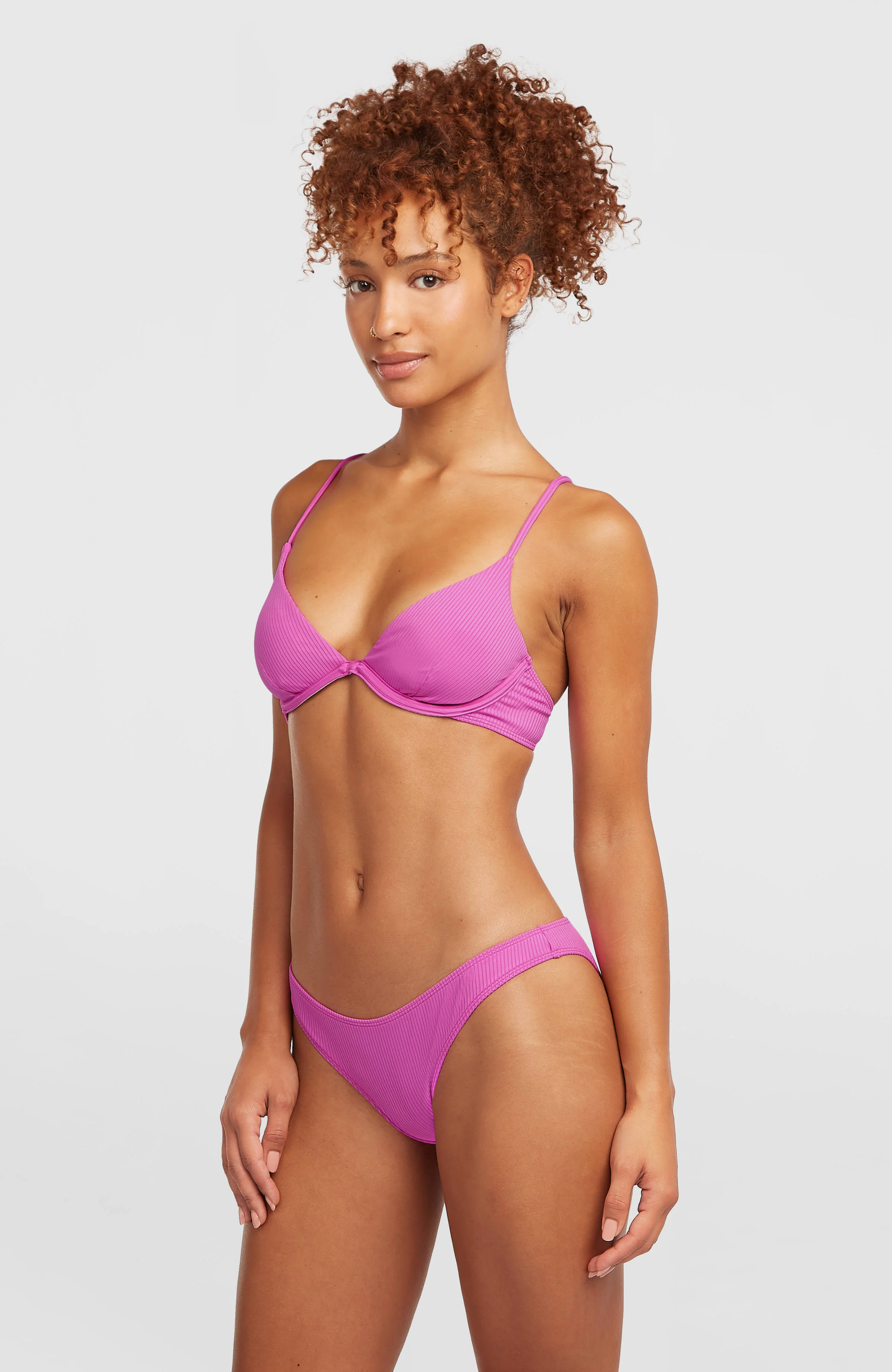 Honopu Rockey Bikini Set | Electric Fuschia