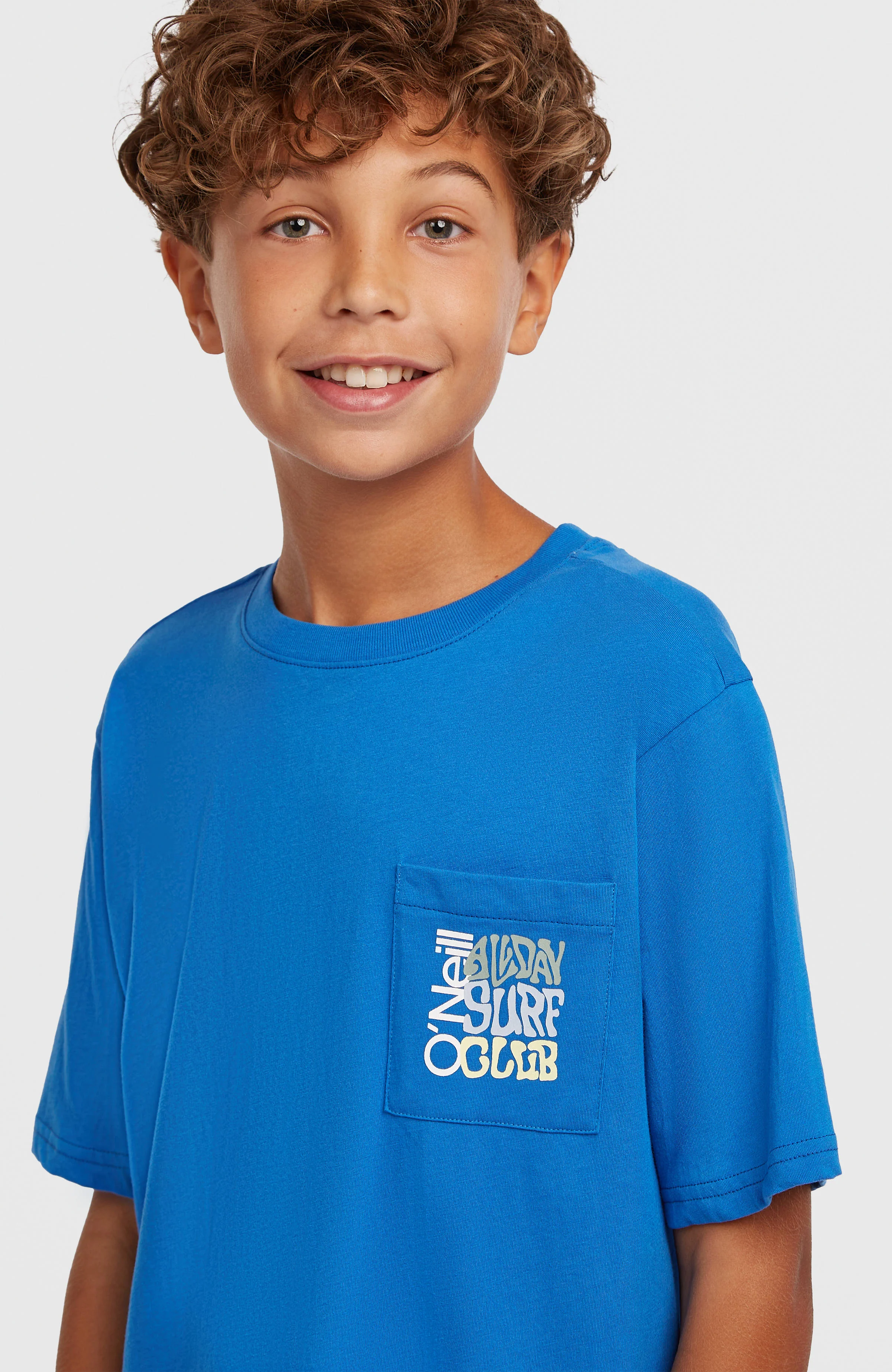 Chest Pocket T-Shirt | Mediterranean Blue