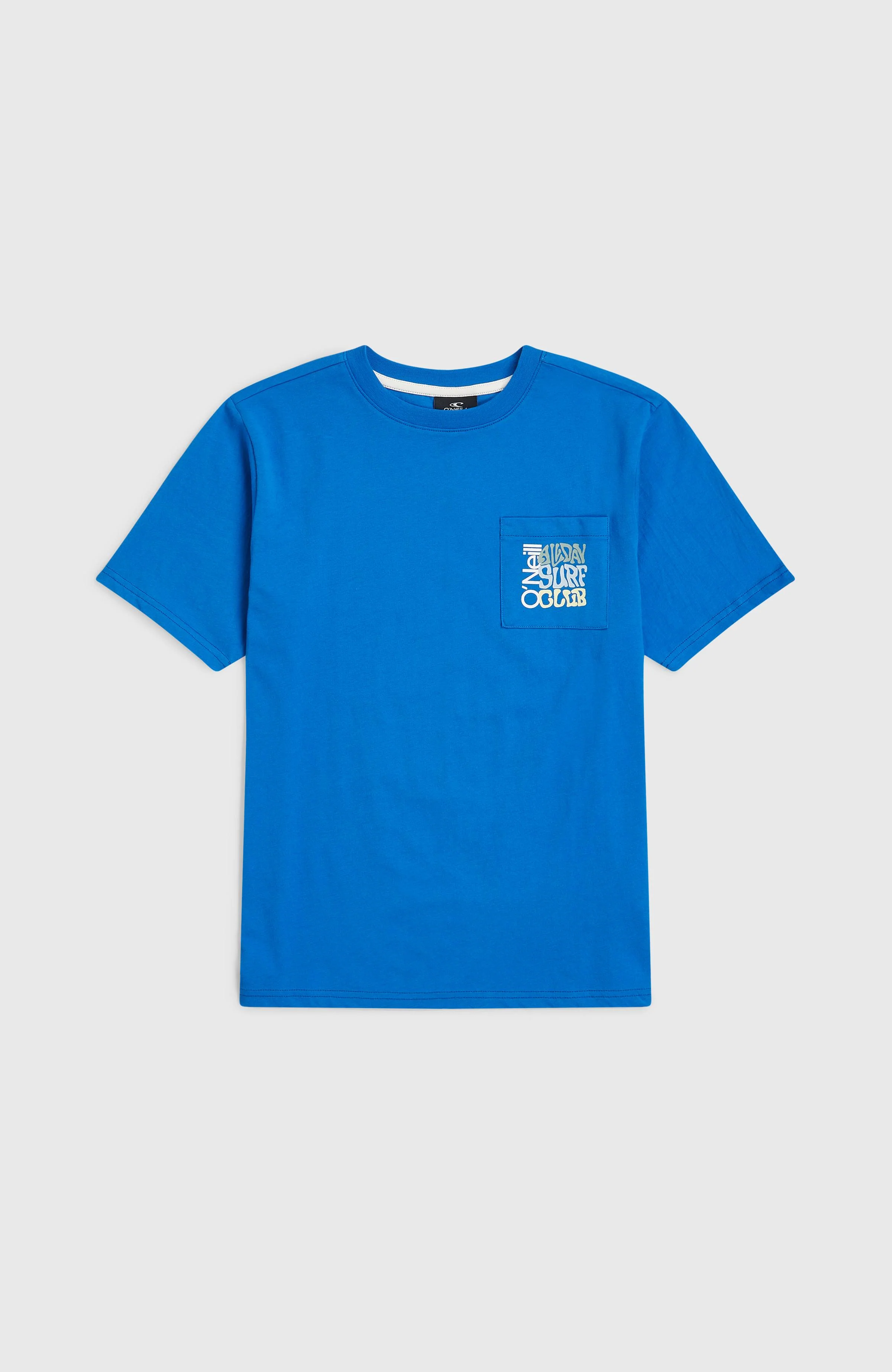 Chest Pocket T-Shirt | Mediterranean Blue