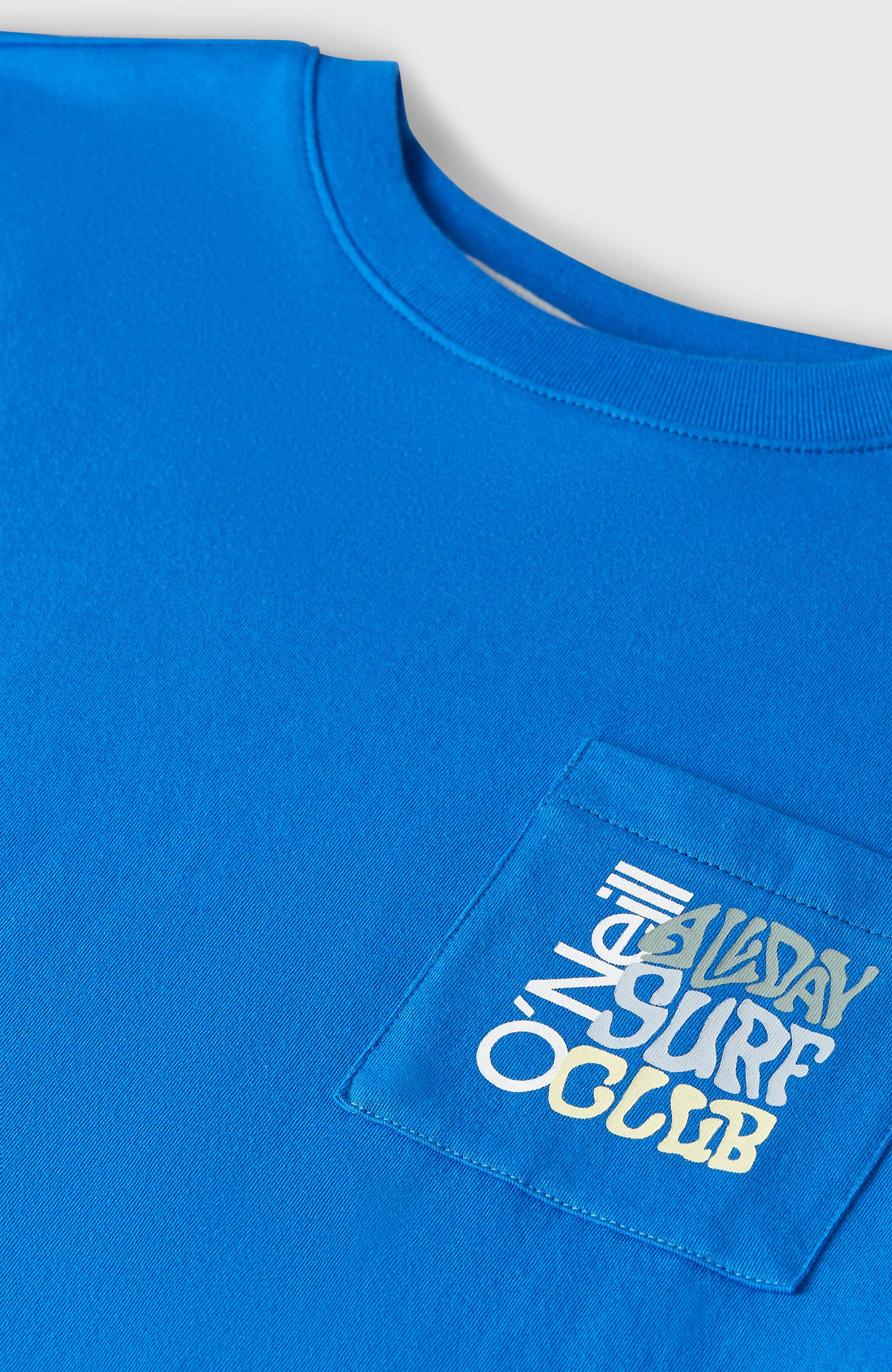 Chest Pocket T-Shirt | Mediterranean Blue