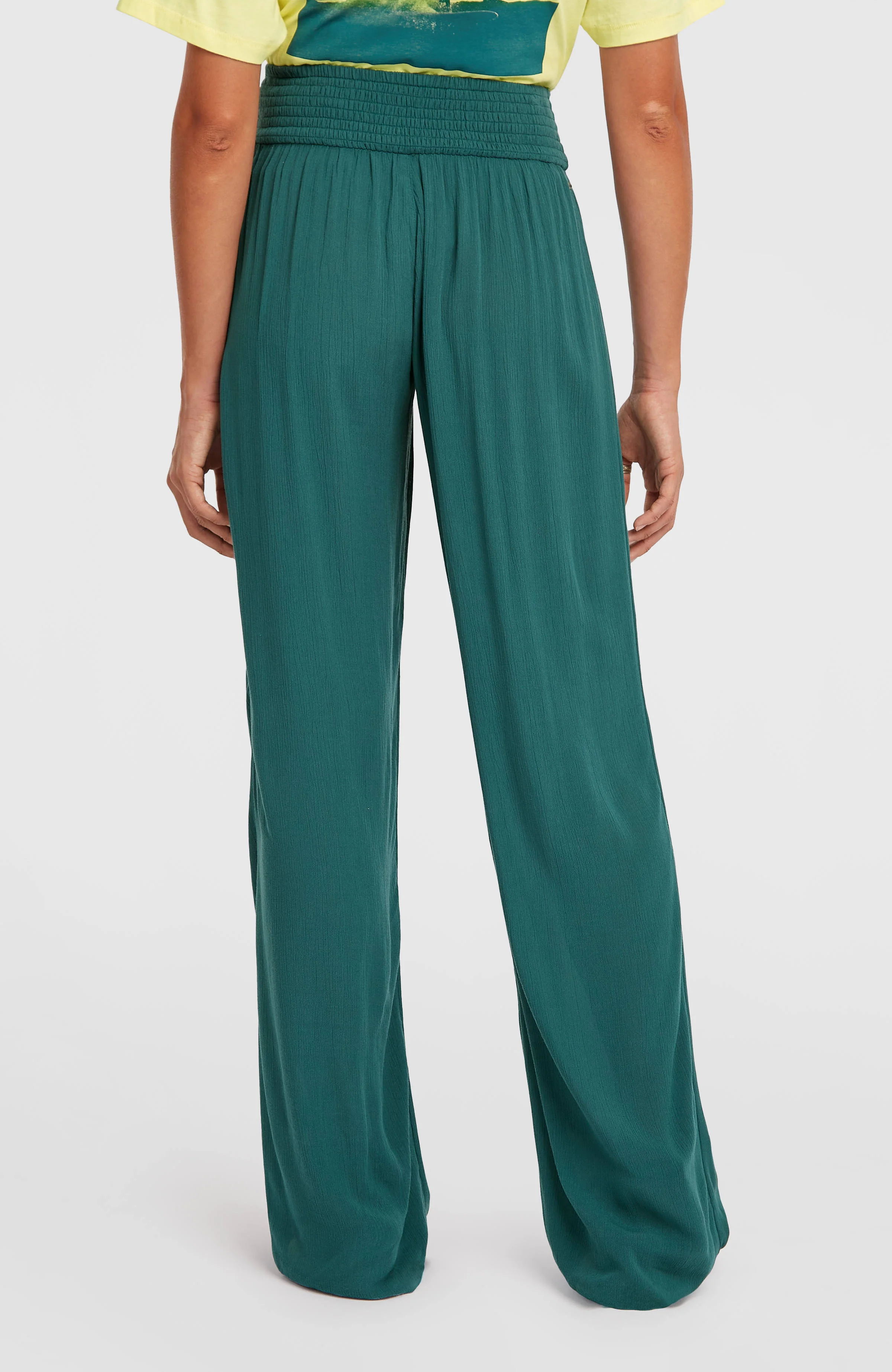 Johnny Smocked Waist Pants | Botanical Heat