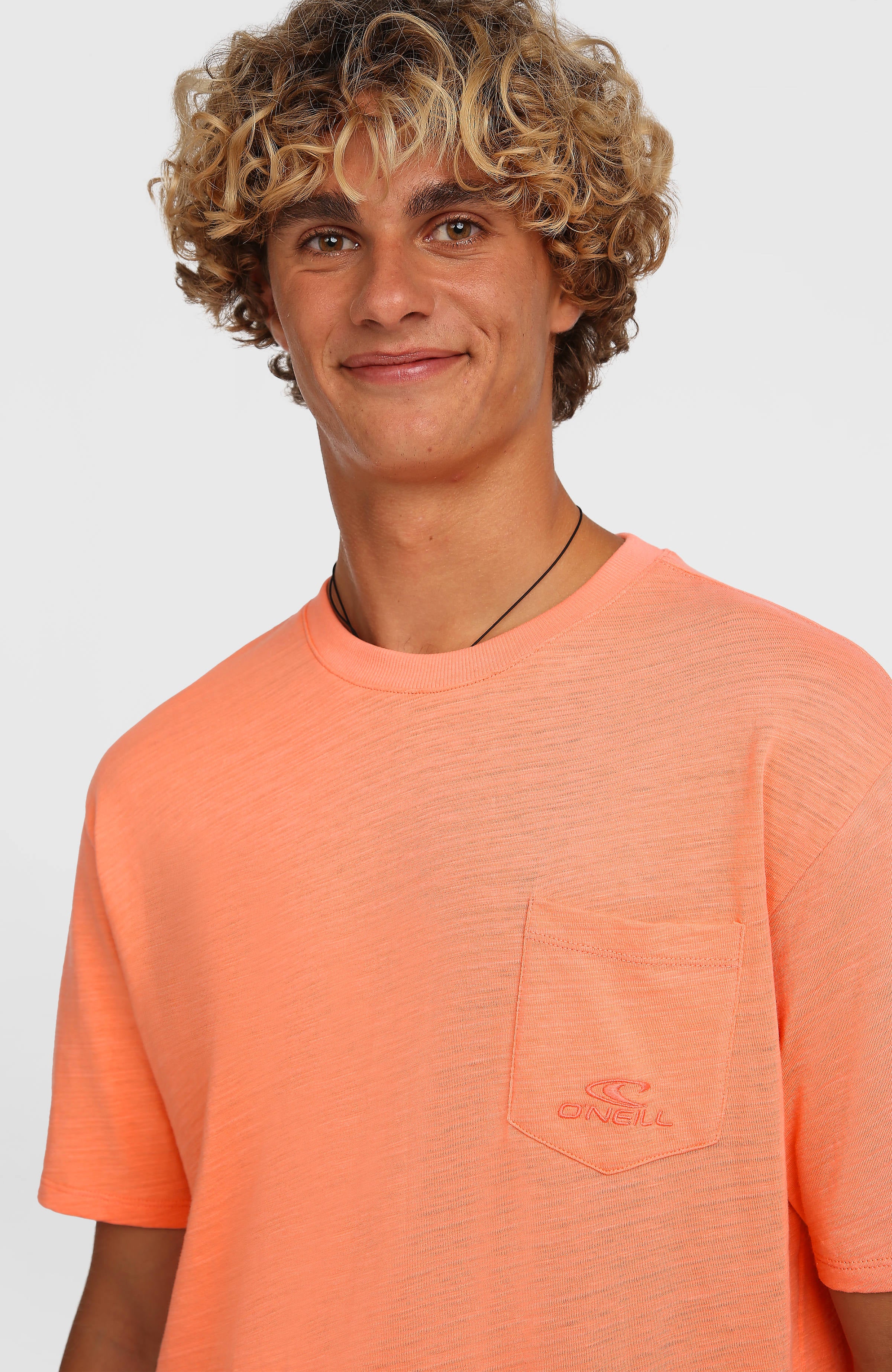 O'Neill Slub Chest Pocket T-Shirt | Funky Peach
