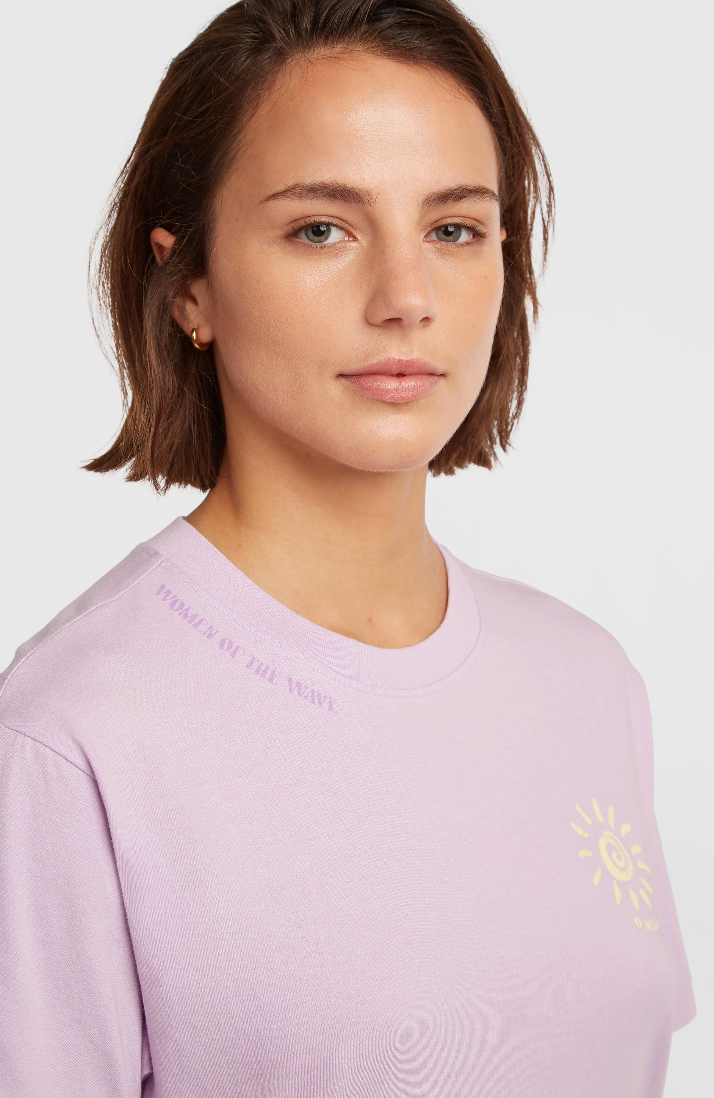 Women of the Wave T-Shirt Dress | Pale Lavender