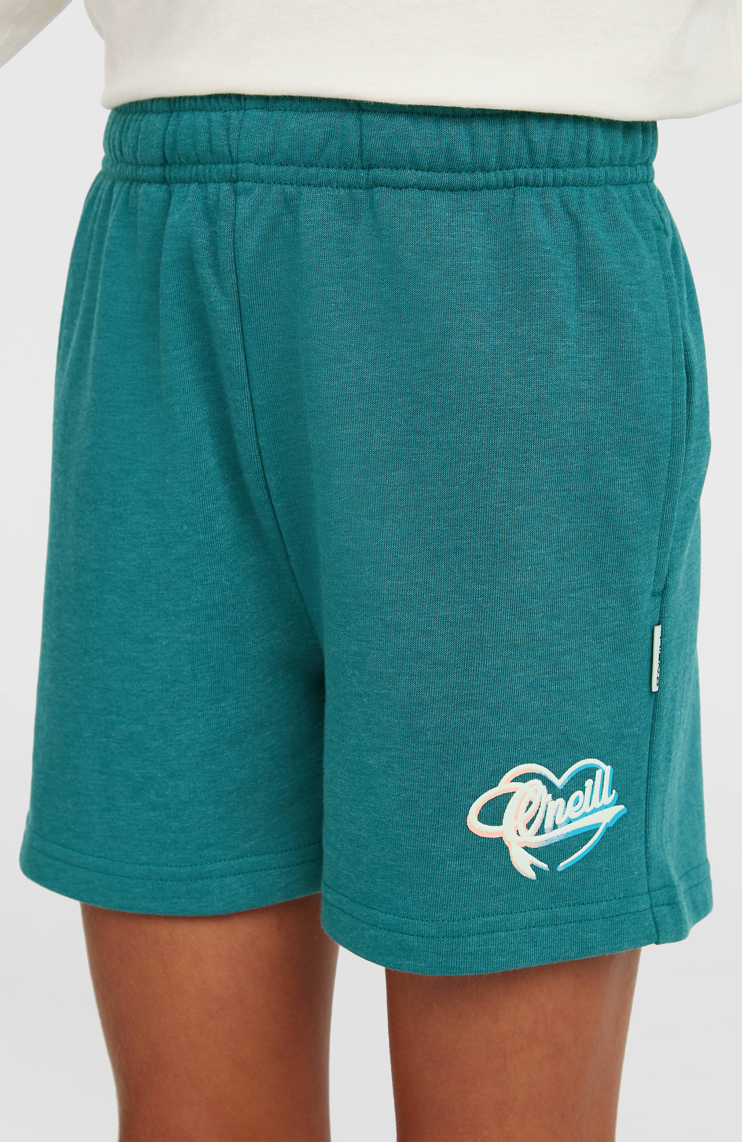 Essentials Script Sweatshorts | Botanical Heat