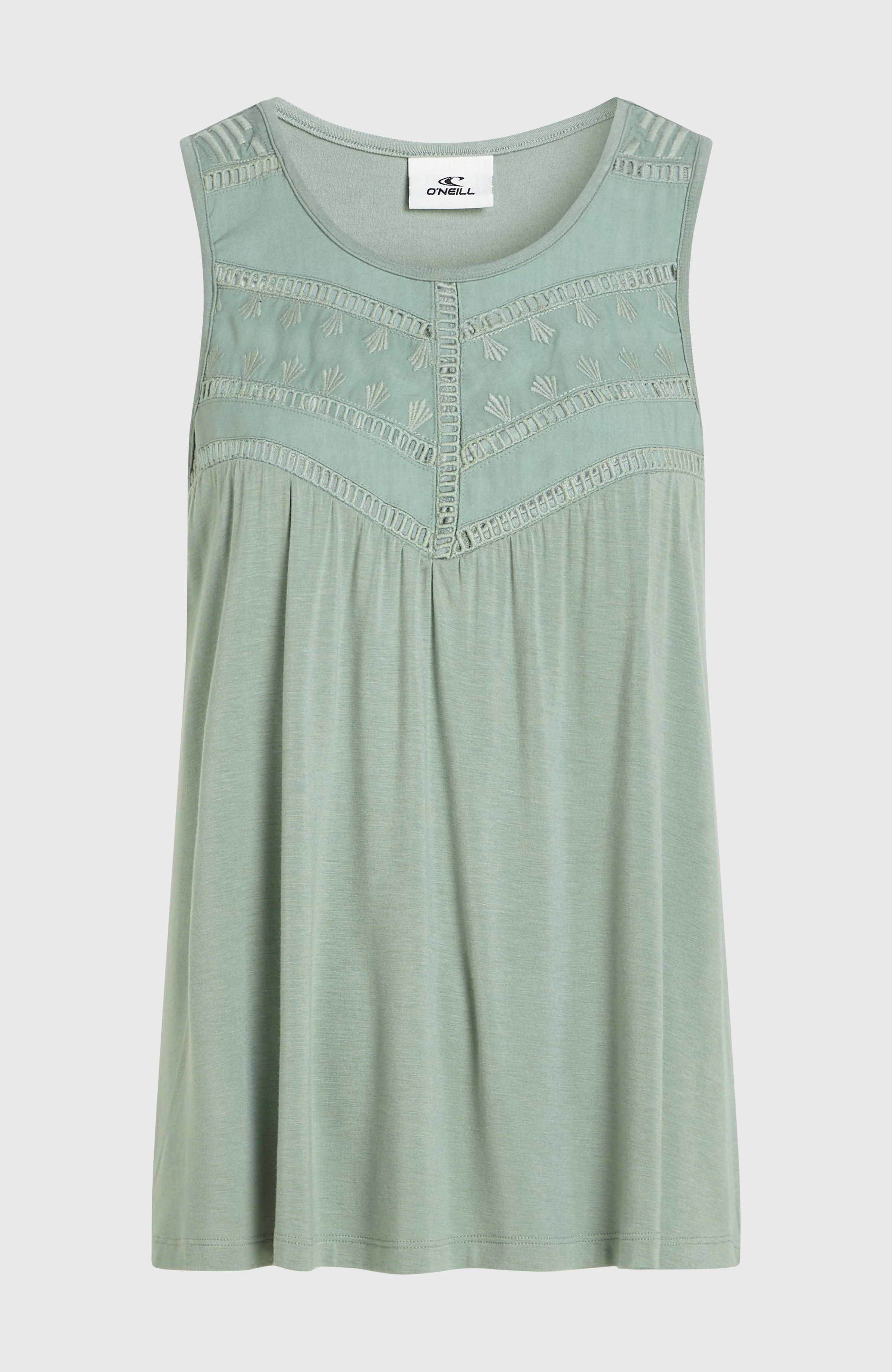 Essentials Tokeena Embroidery Tank | Marble Arch