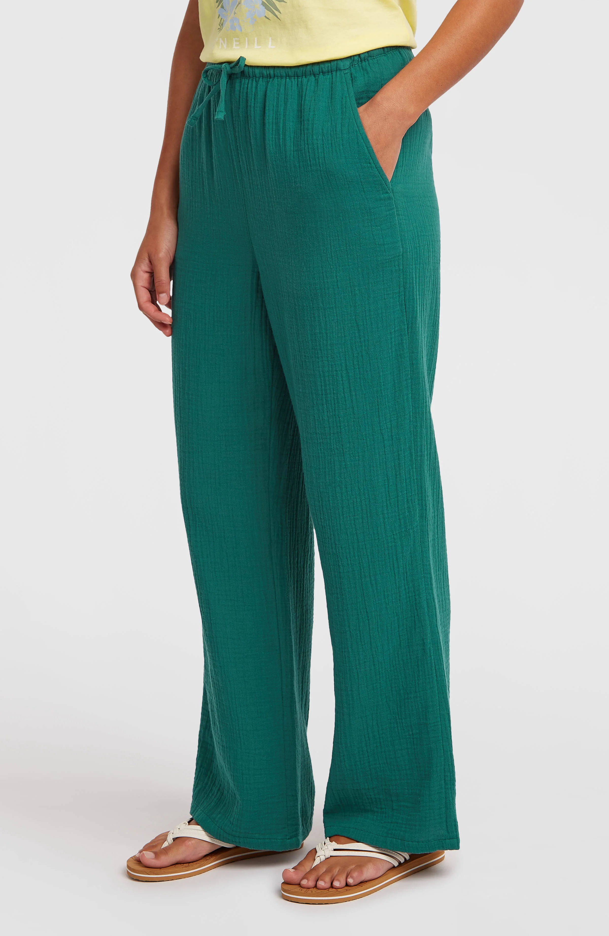 Brenda Structured Pants | Botanical Heat