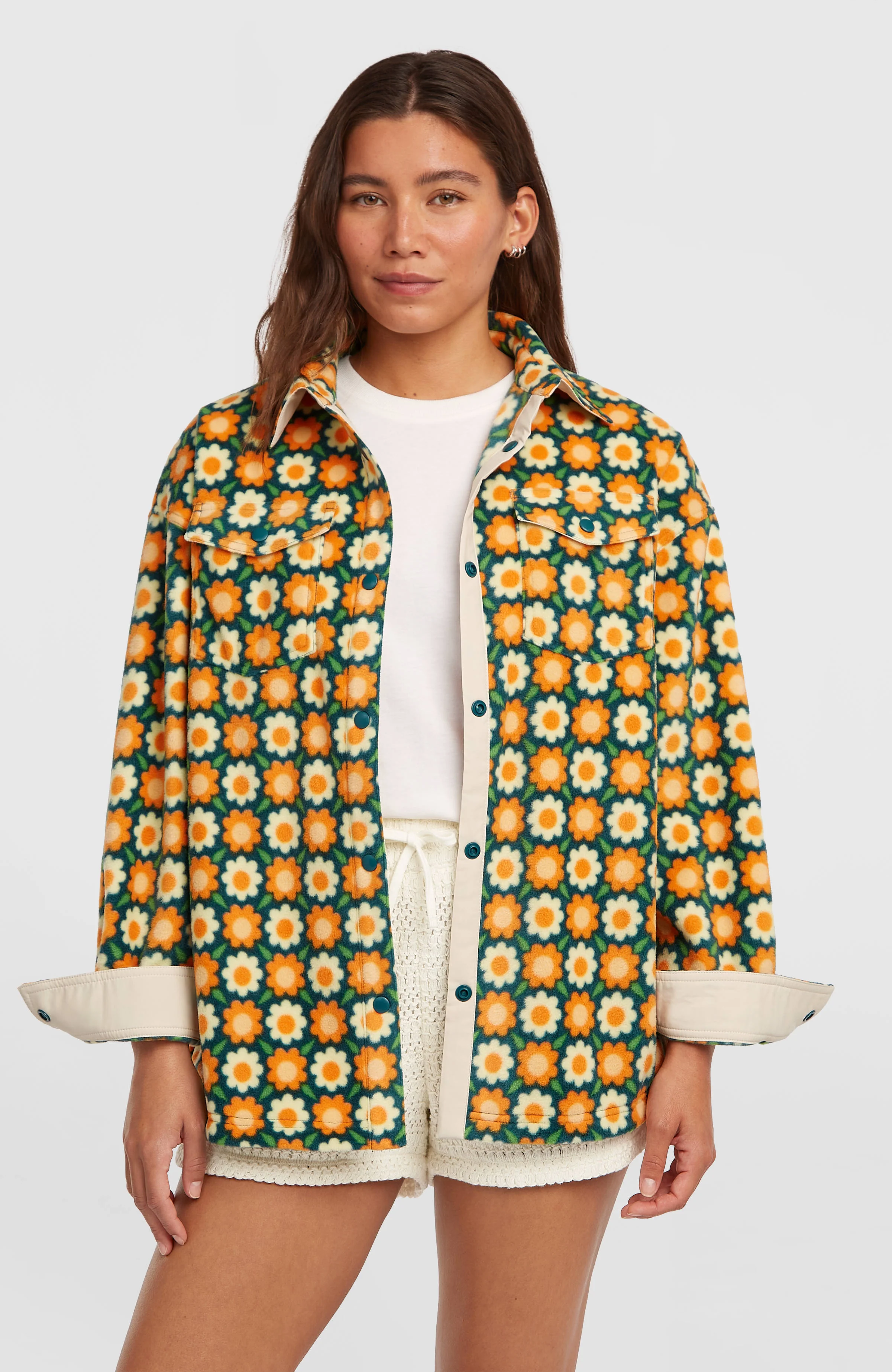 4979-o-riginals-superfleece-shirt-green-retro-flower-1.webp O'Riginals Superfleece Shirt | Green Retro Flower