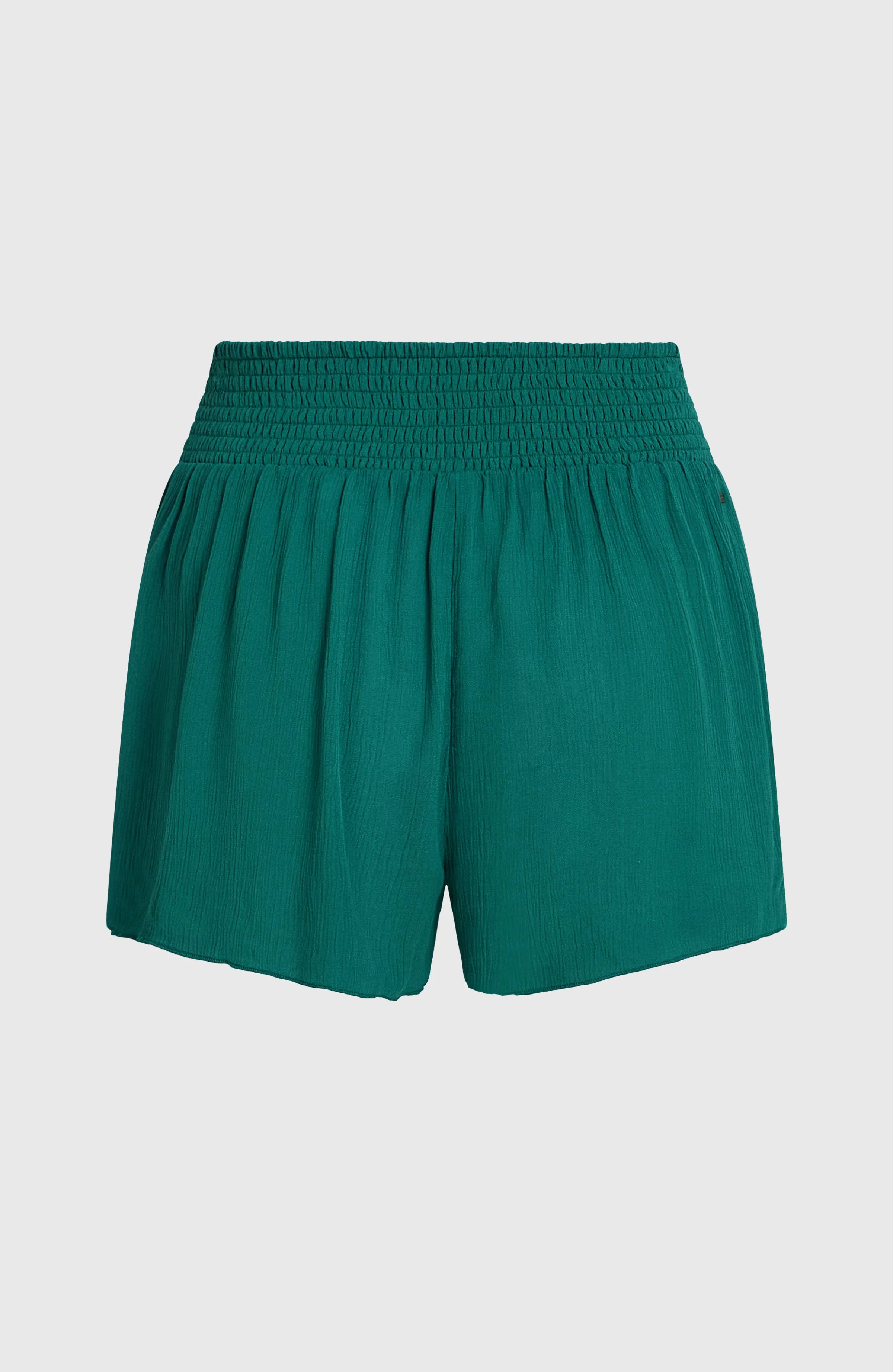 Johnny Smocked Waist Shorts | Botanical Heat