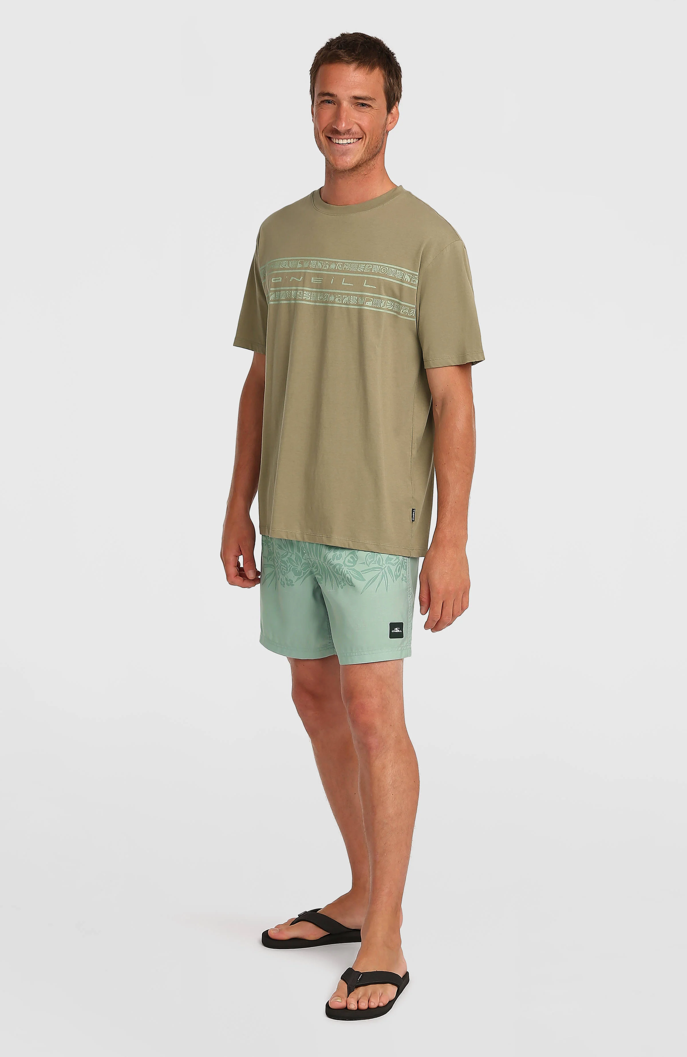 O’Neill Flower Stripe T-Shirt | Avery Fern