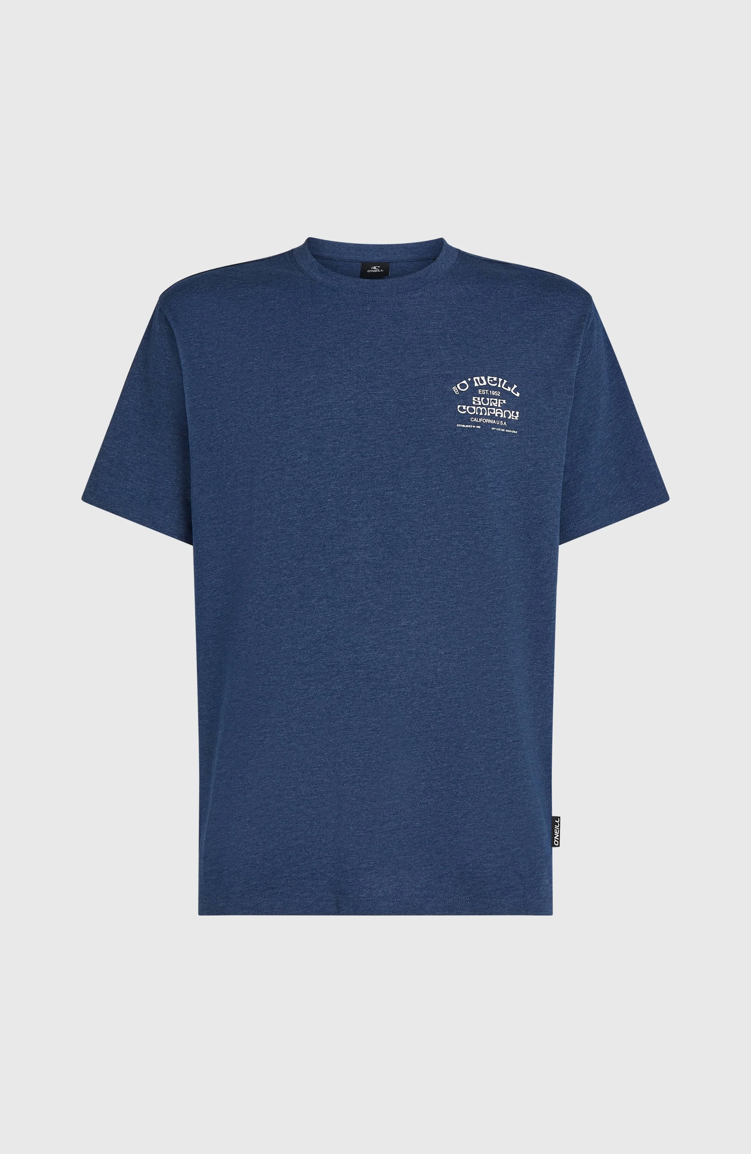 Melange Chest Print T-Shirt | English Evening